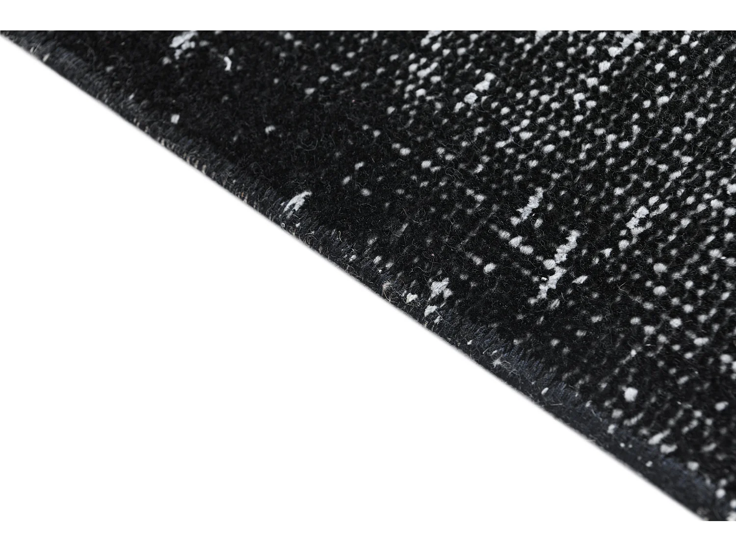 Tapis de laine 155x279 noir Ultra Vintage