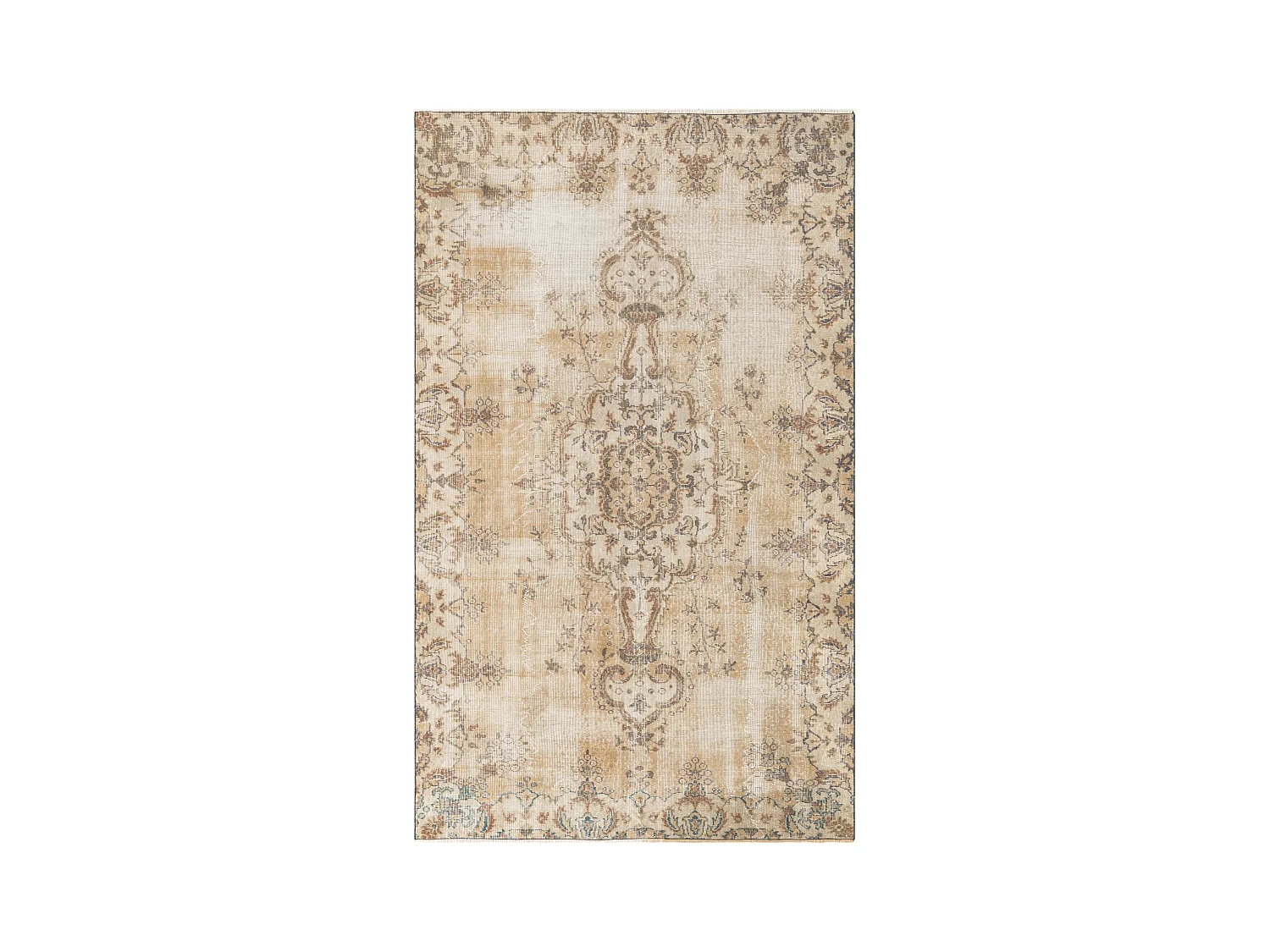 Tapis de laine 178x282 brun Ultra Vintage