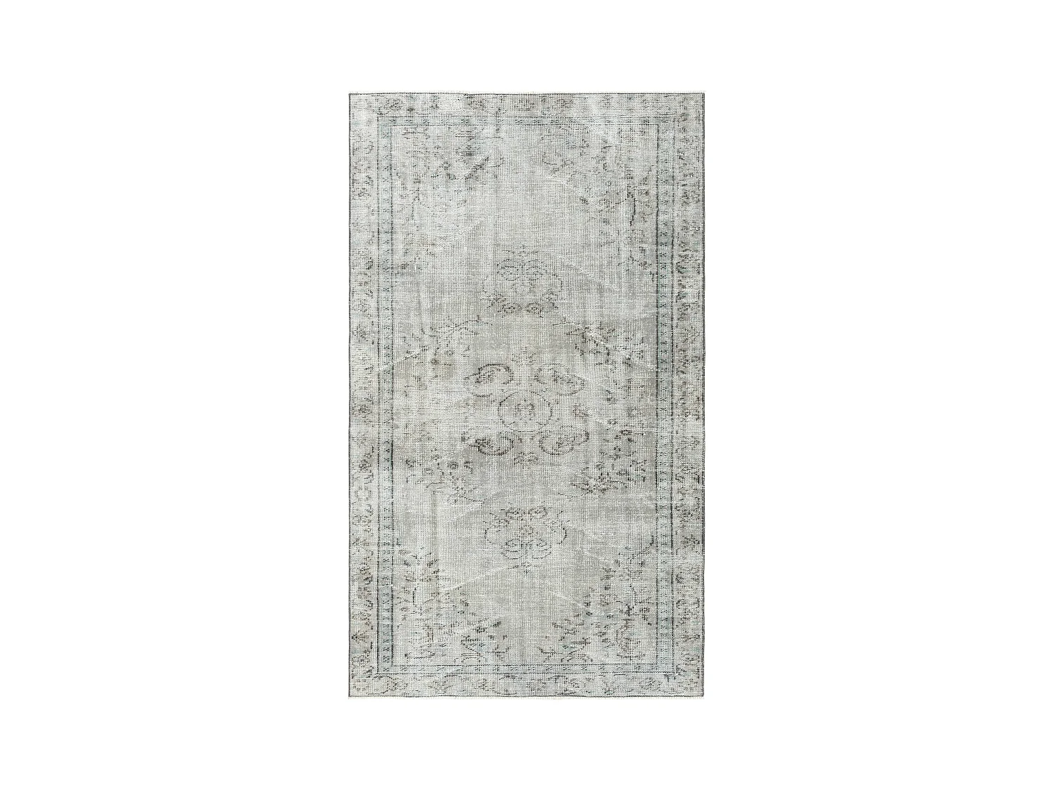 Tapis de laine 132x229 gris Ultra Vintage