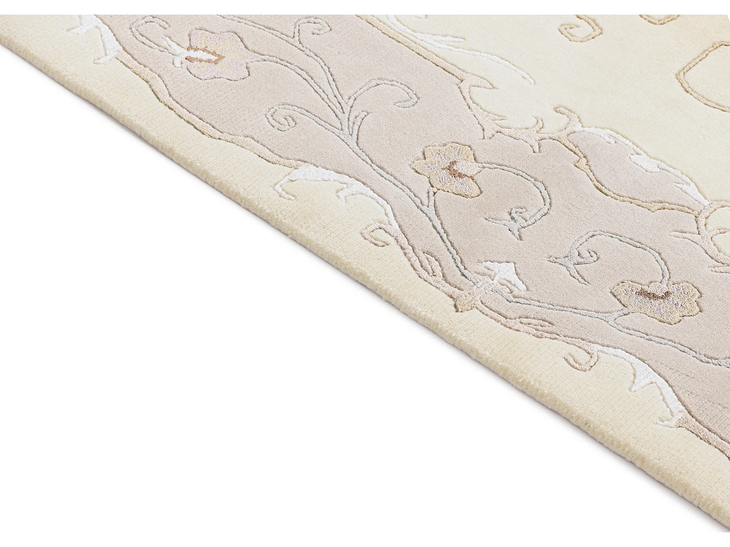 Wollteppich 175x239 Beige Darya