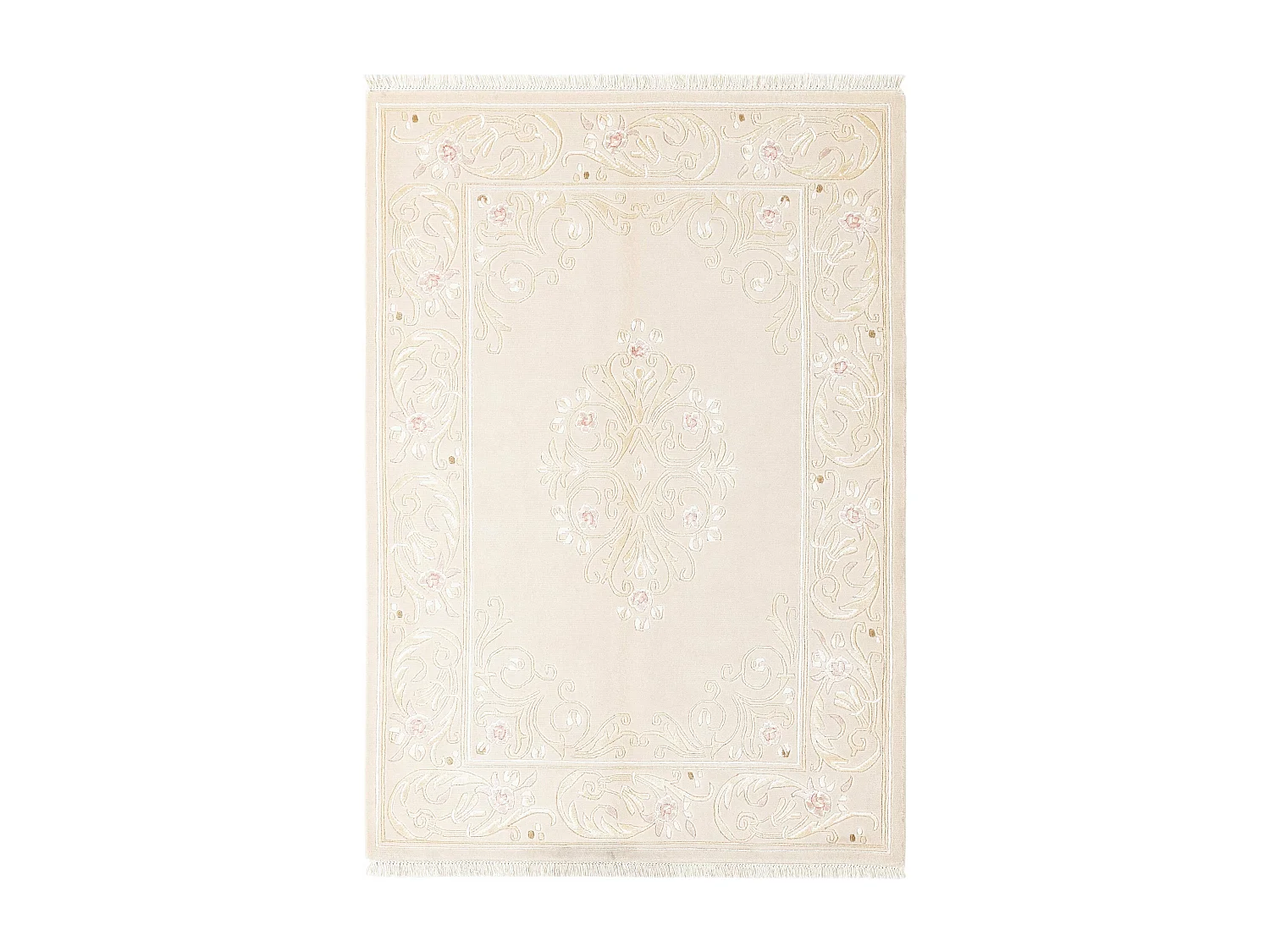 Tapis de laine 137x196 beige Darya