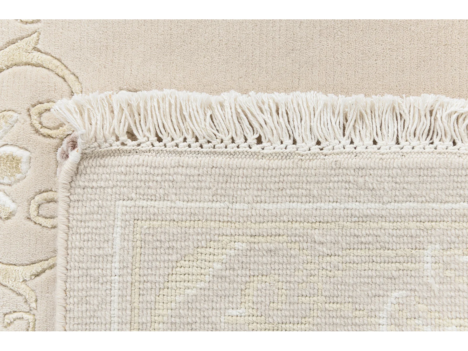 Tapis de laine 137x196 beige Darya