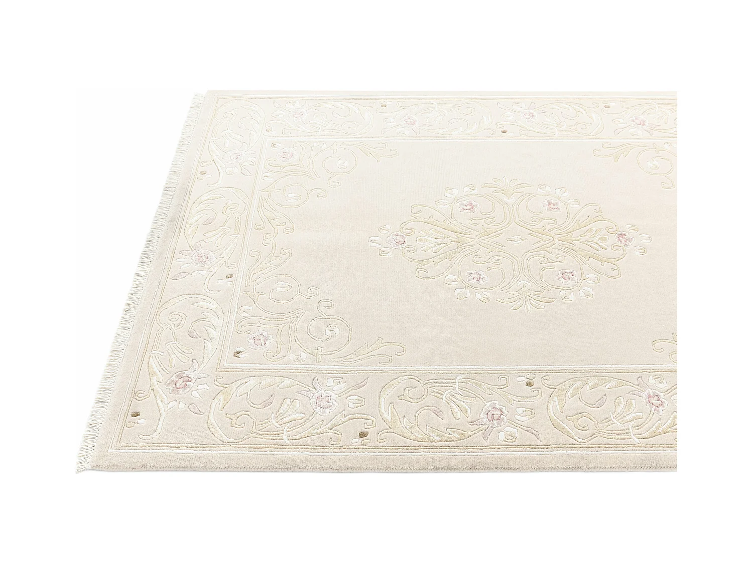 Wollteppich 137x196 Beige Darya