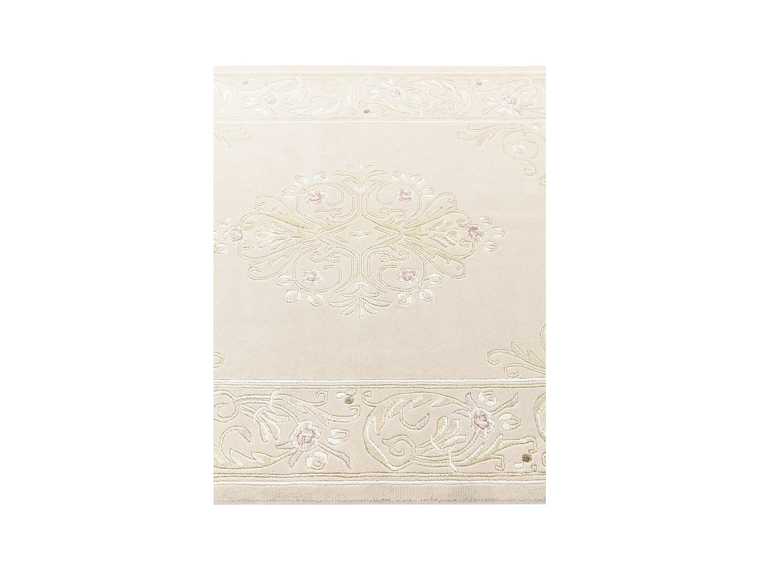 Wollteppich 137x196 Beige Darya