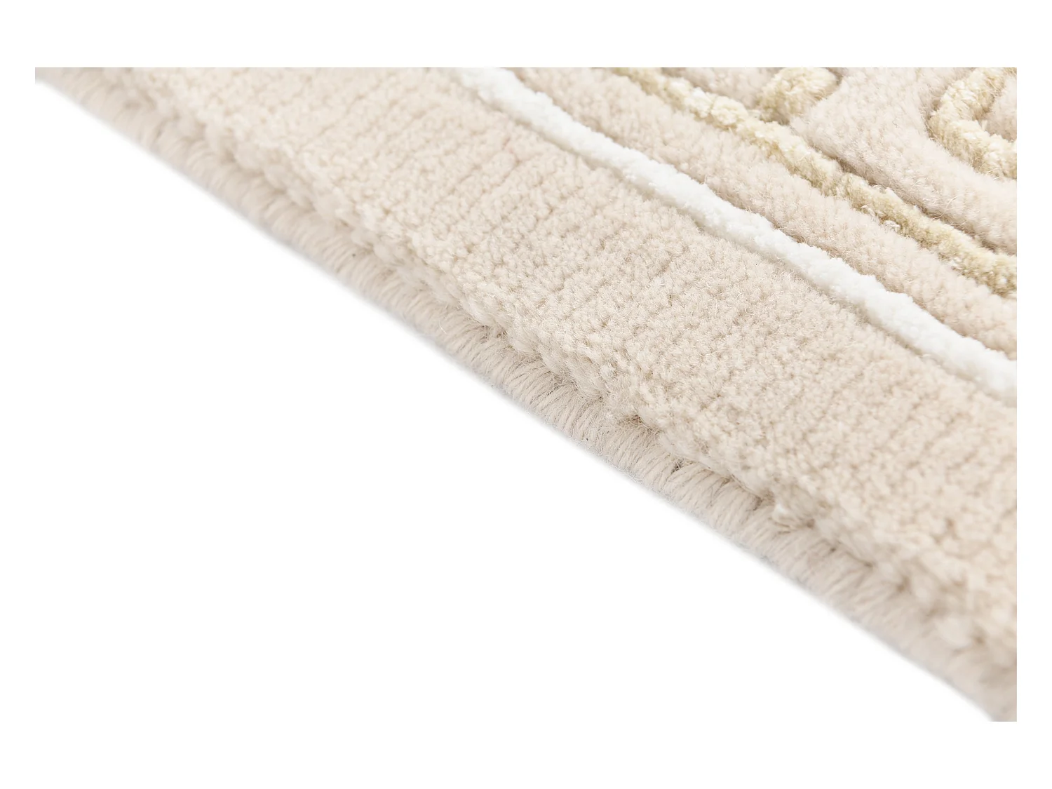 Wollteppich 137x196 Beige Darya