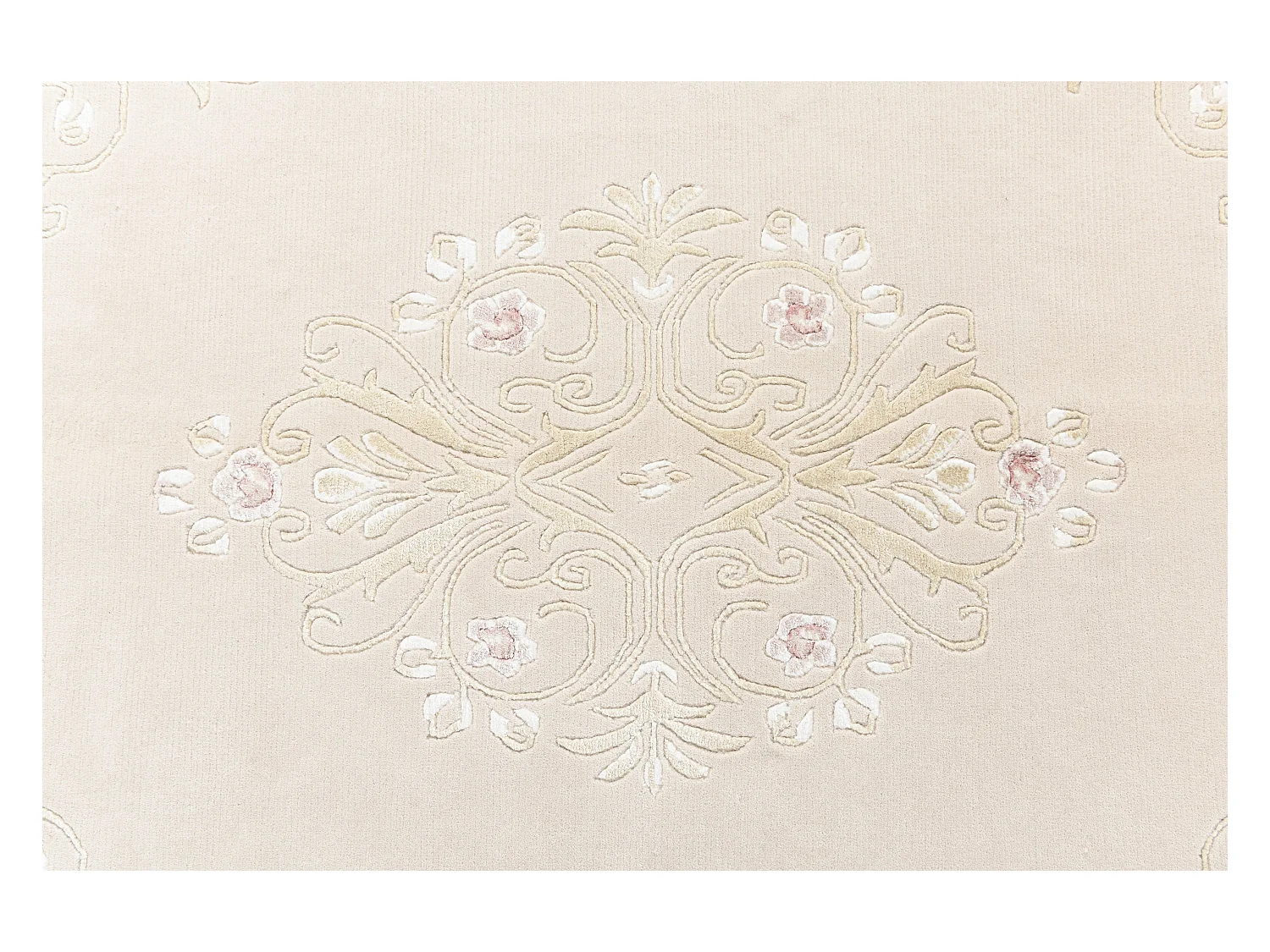 Wollteppich 137x196 Beige Darya
