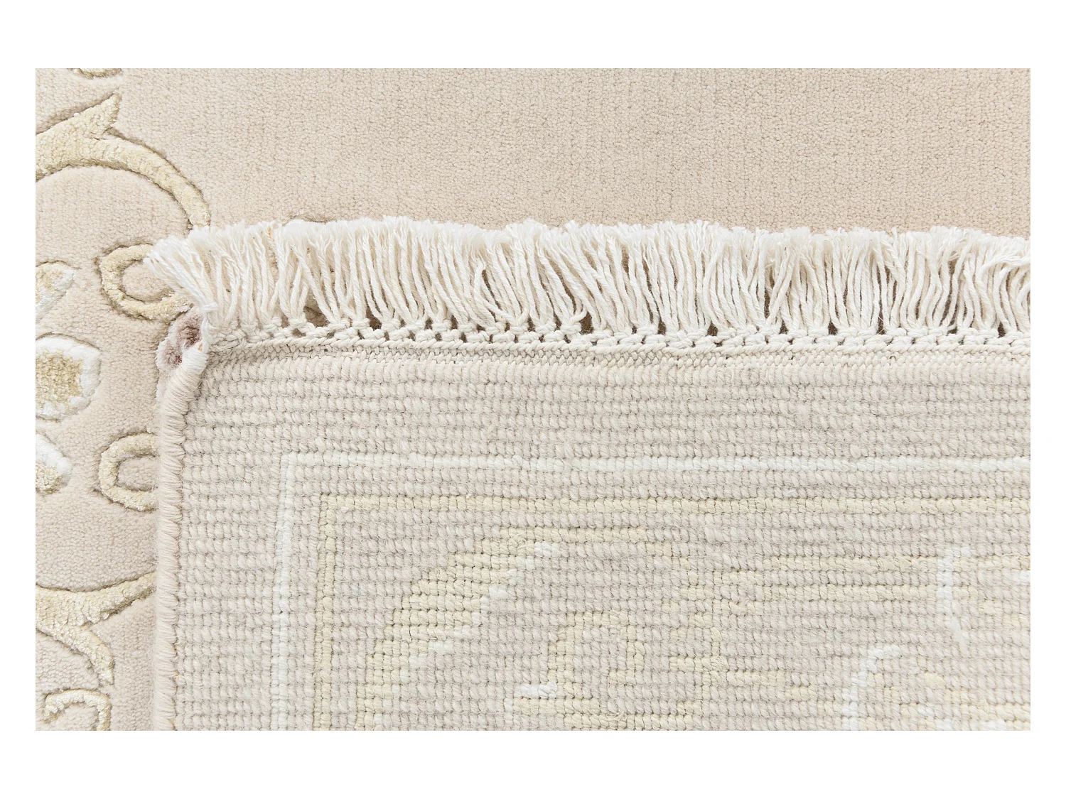Wollteppich 137x196 Beige Darya