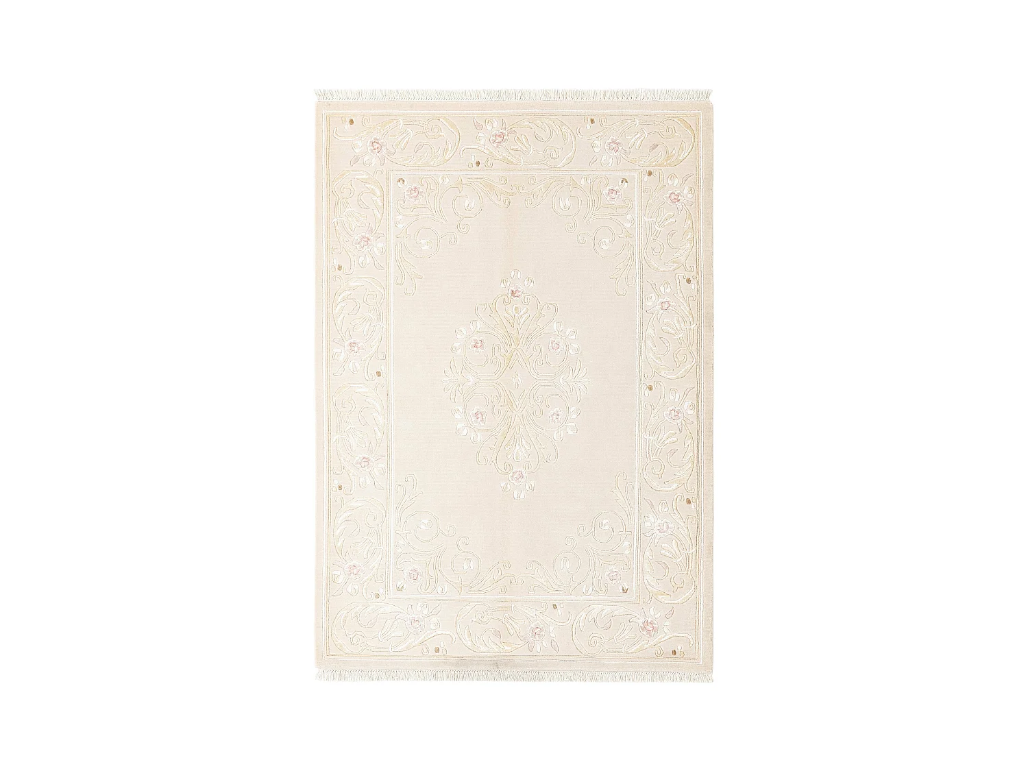 Wollteppich 137x196 Beige Darya