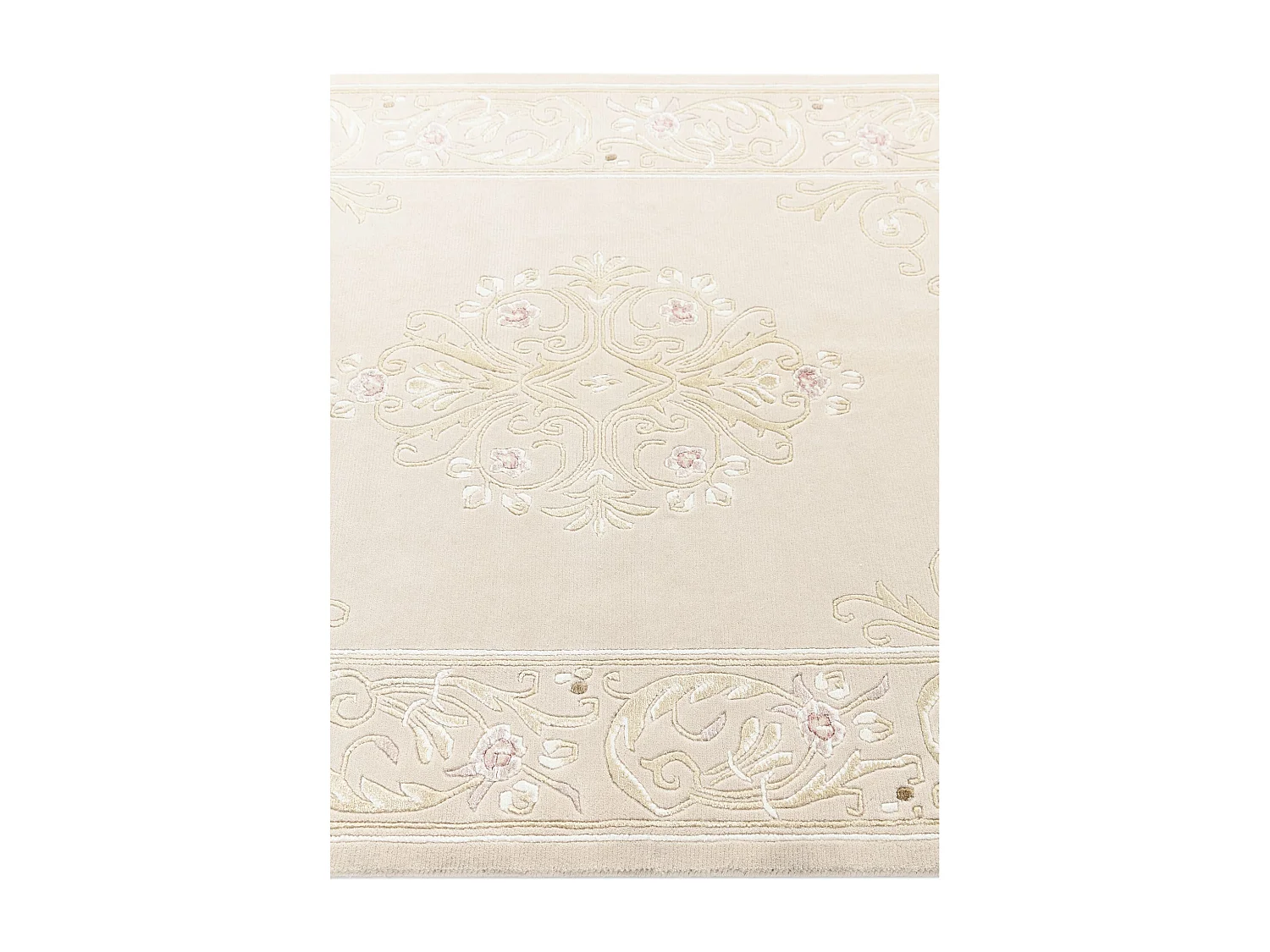 Tapis de laine 137x196 beige Darya