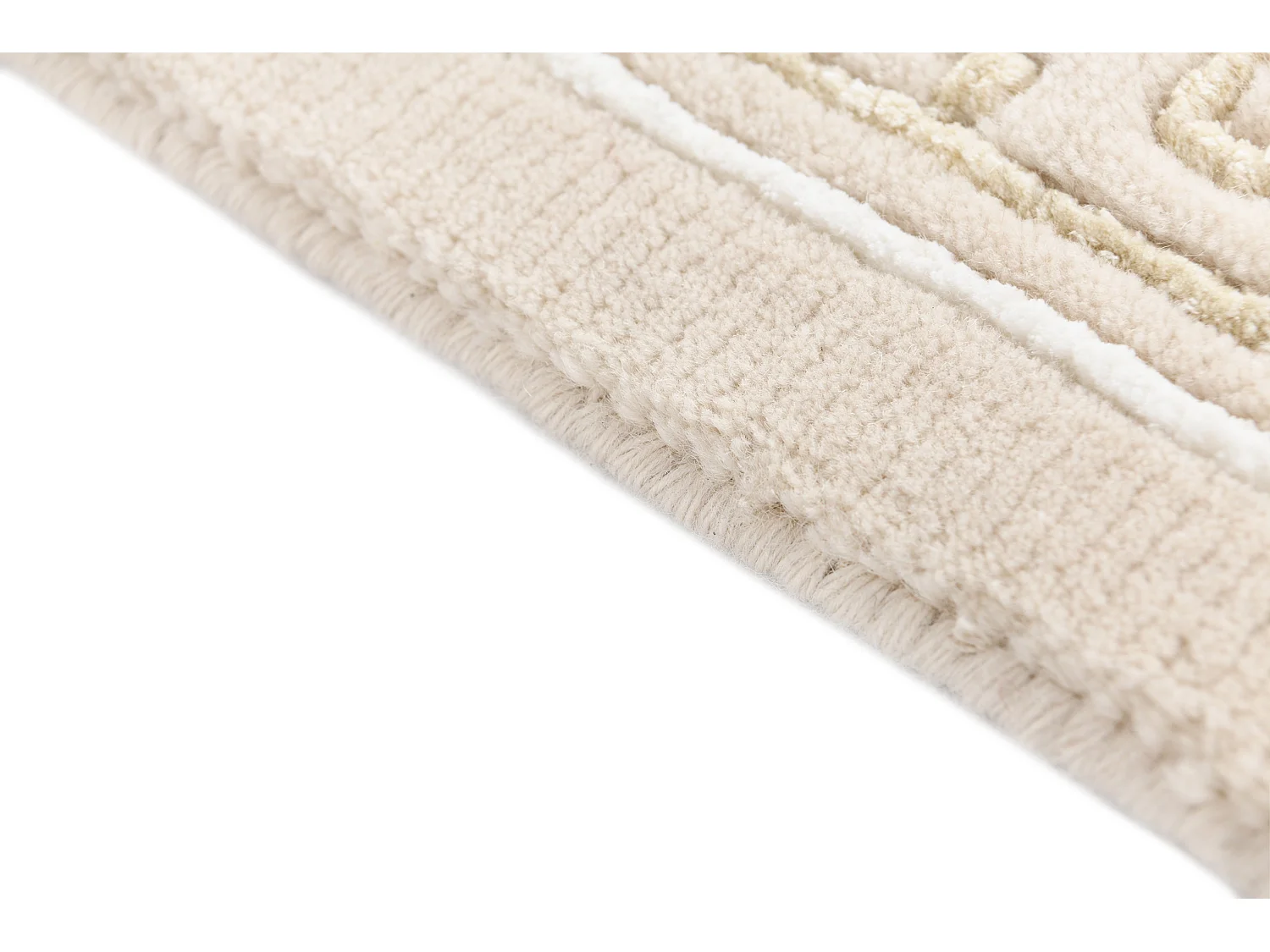 Tapis de laine 137x196 beige Darya