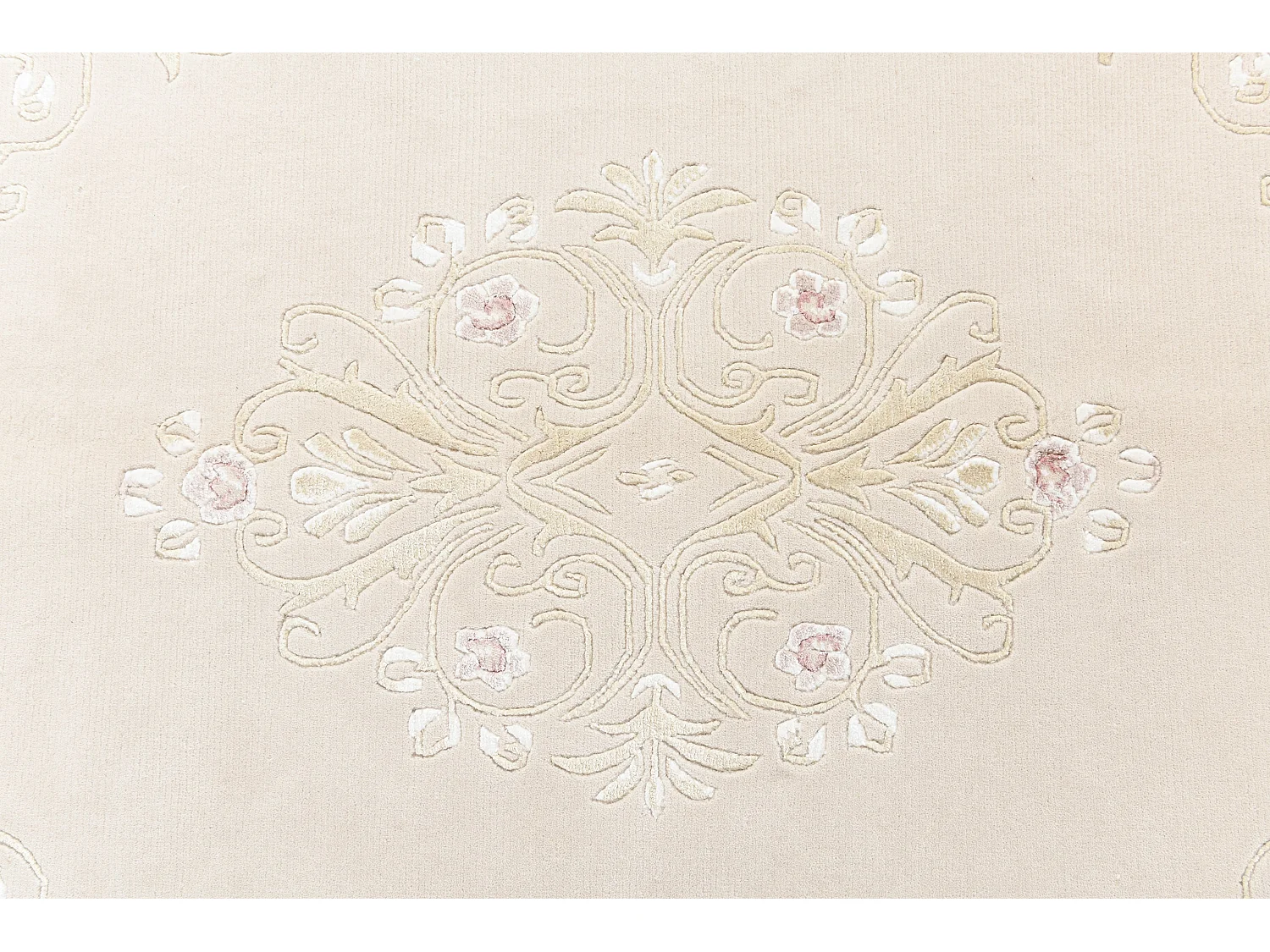 Tapis de laine 137x196 beige Darya