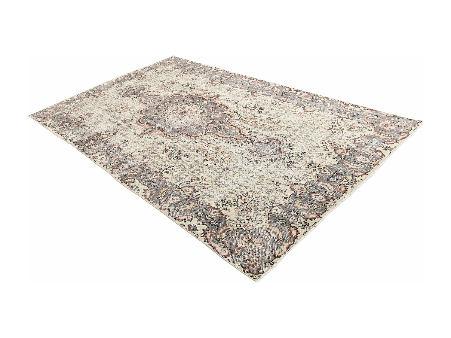 Tappeto in lana 170x284 beige Ultra Vintage