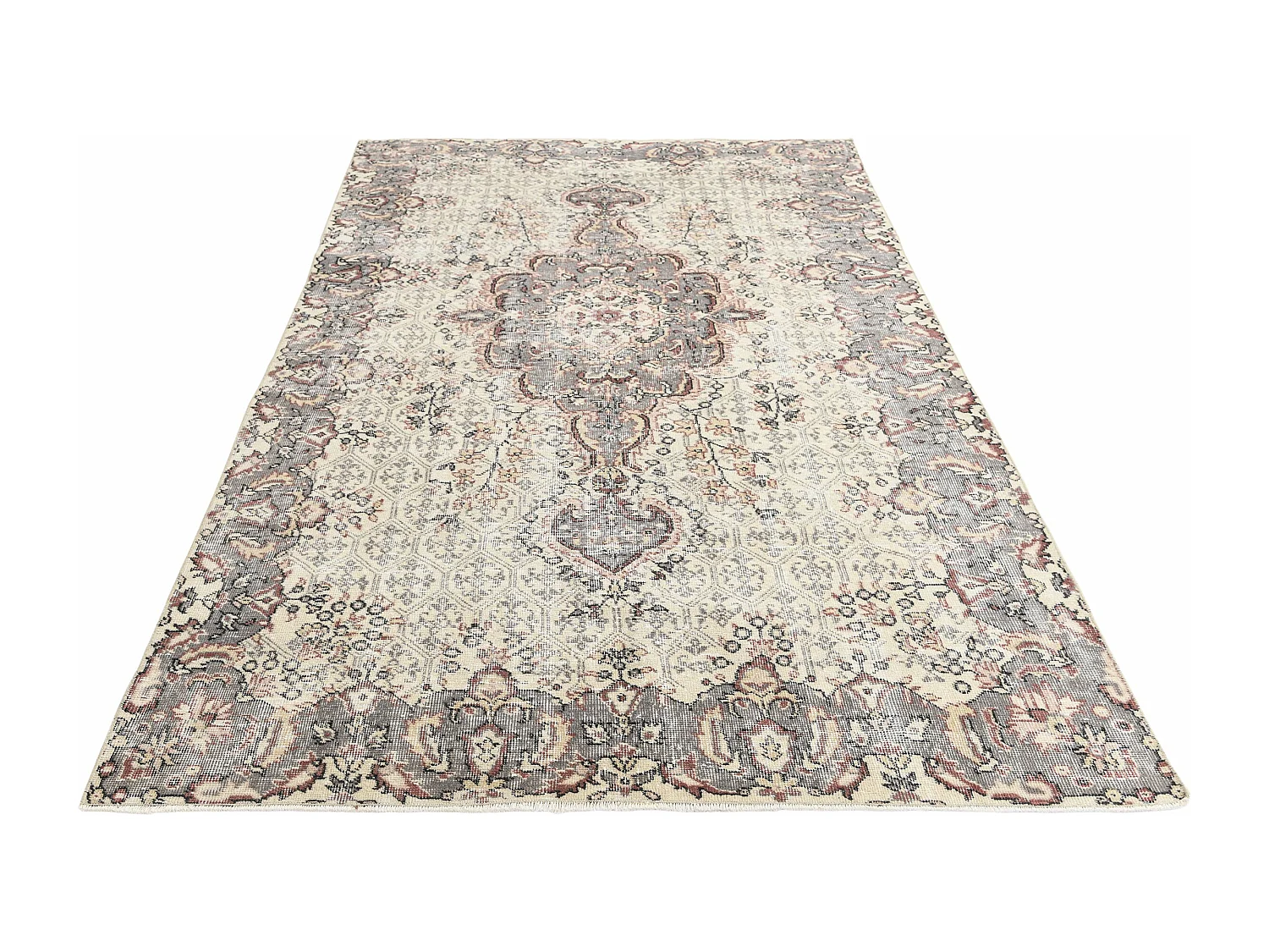 Tappeto in lana 170x284 beige Ultra Vintage