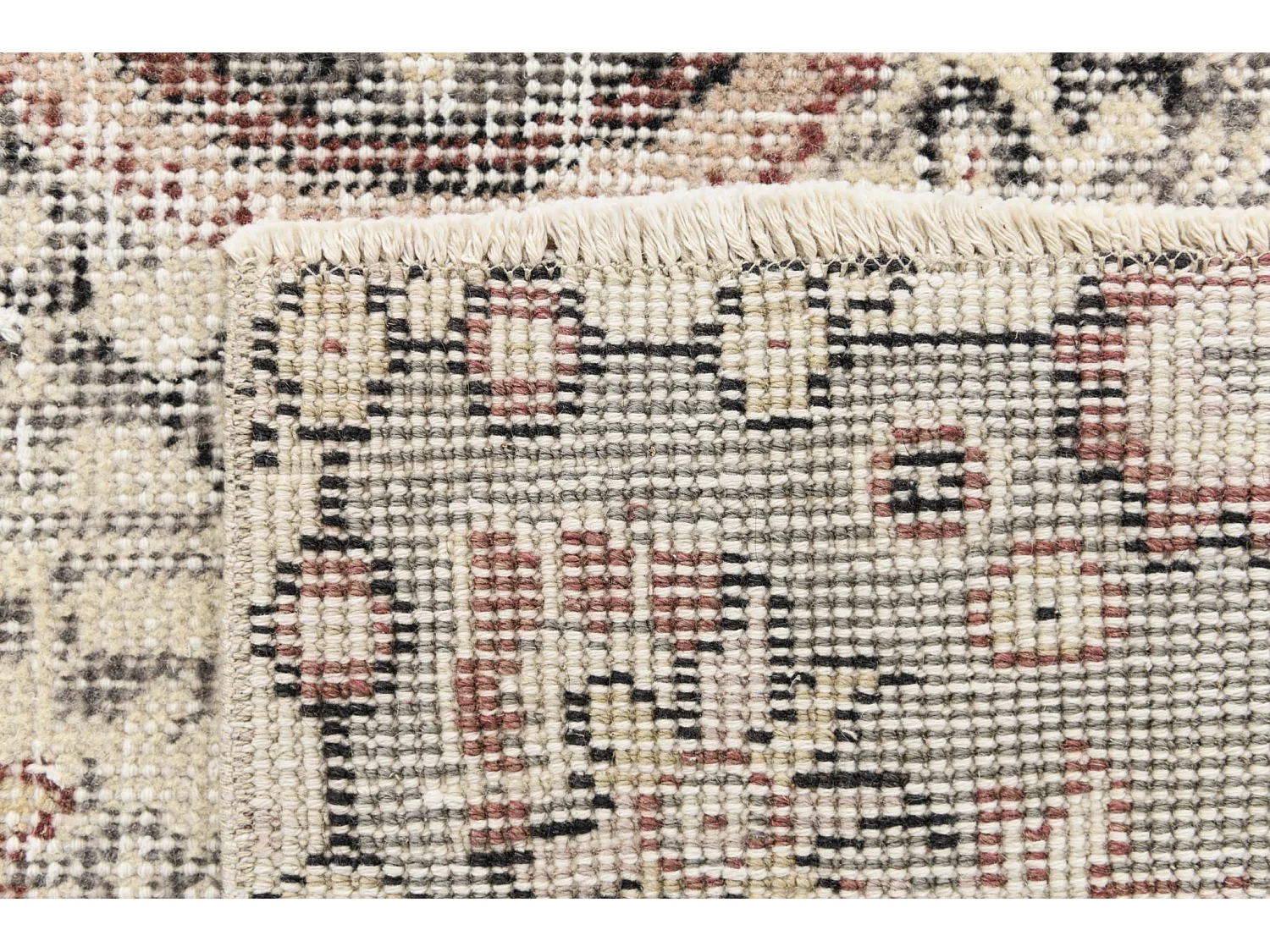 Tappeto in lana 170x284 beige Ultra Vintage