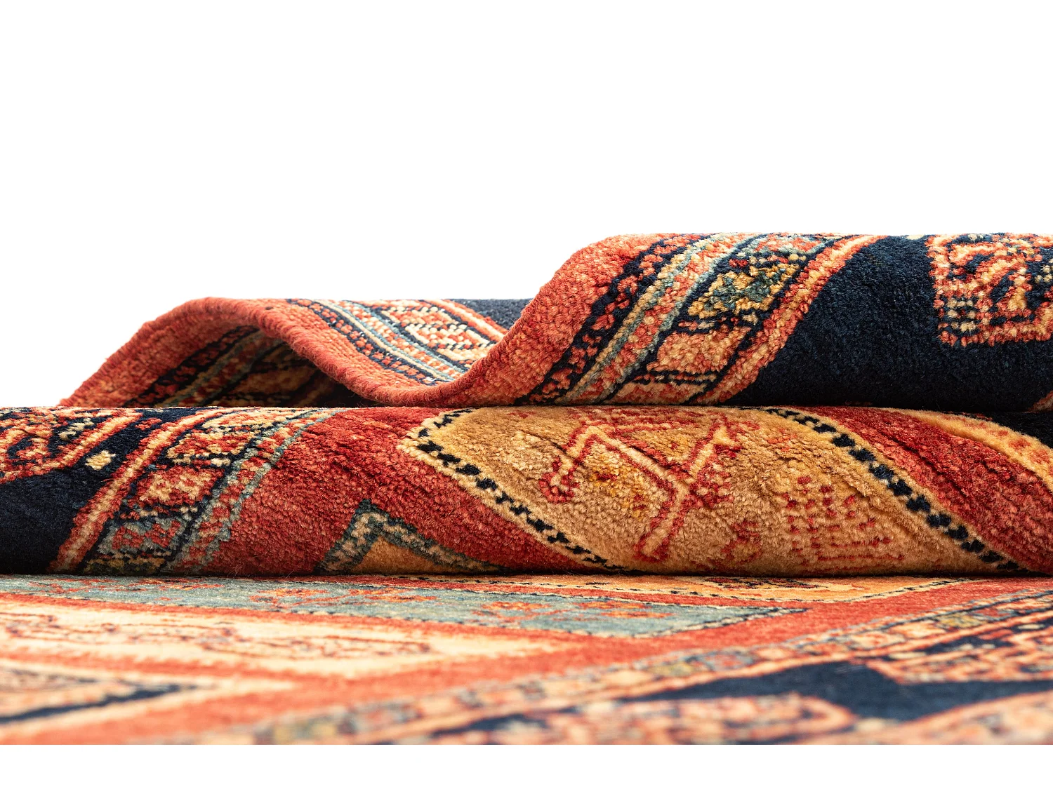 Tapis de couloir en laine 86x209 rouge Kashkuli