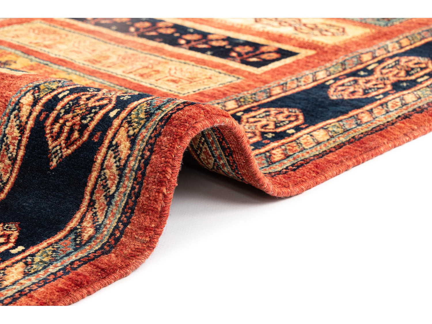 Tapis de couloir en laine 86x209 rouge Kashkuli