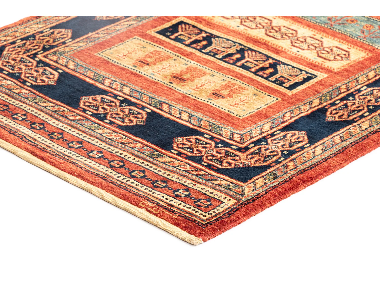 Tapis de couloir en laine 86x209 rouge Kashkuli