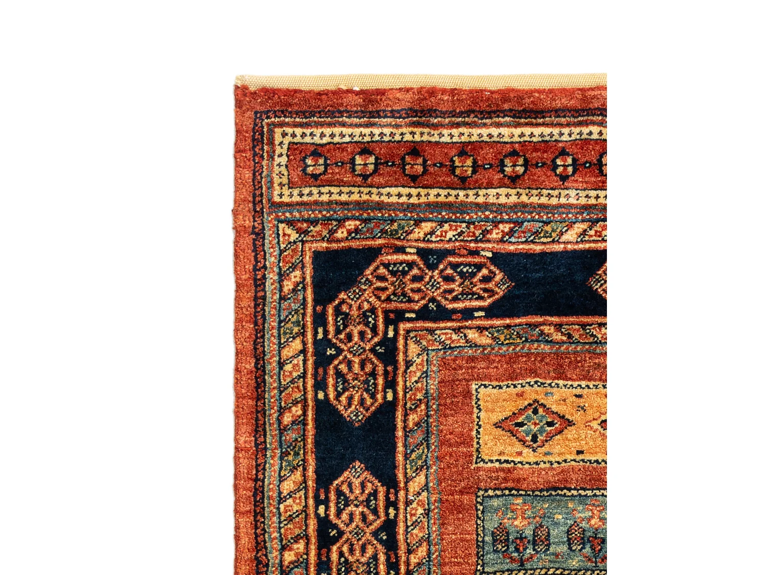Tapis de couloir en laine 86x209 rouge Kashkuli