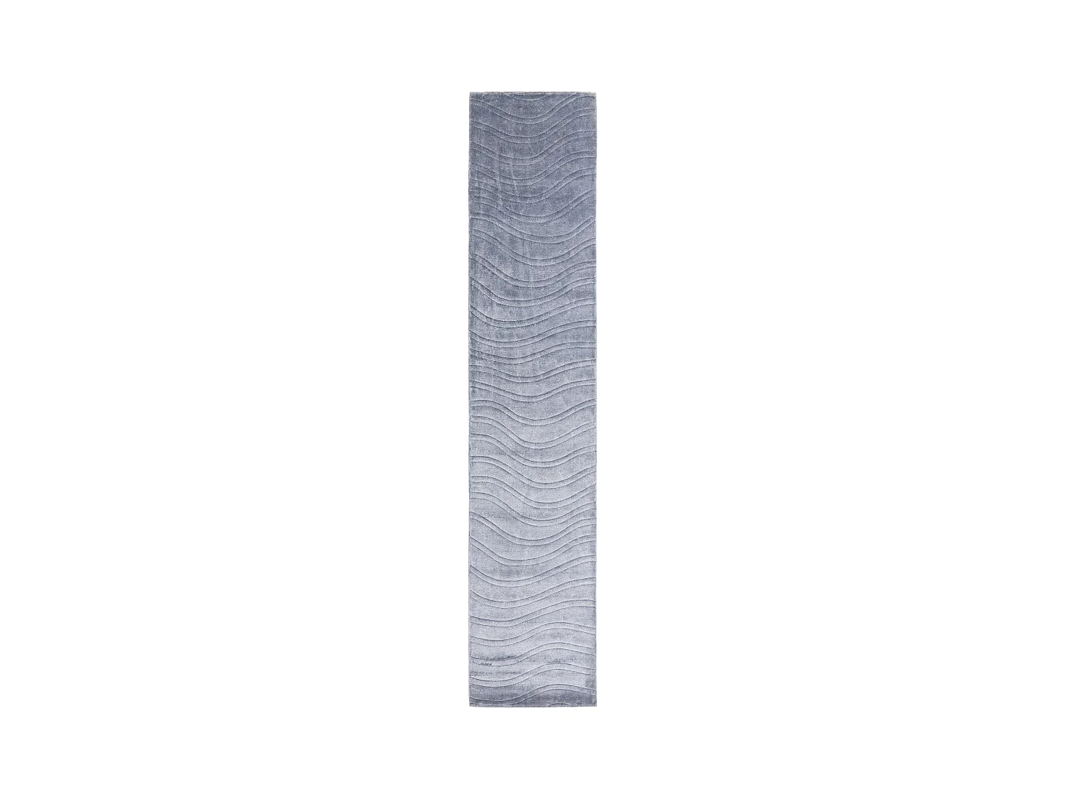 Tapis de couloir en laine 79x396 gris Darya