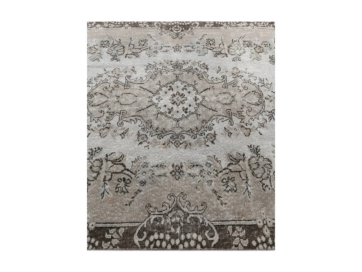 Tapis de laine 163x282 gris Ultra Vintage
