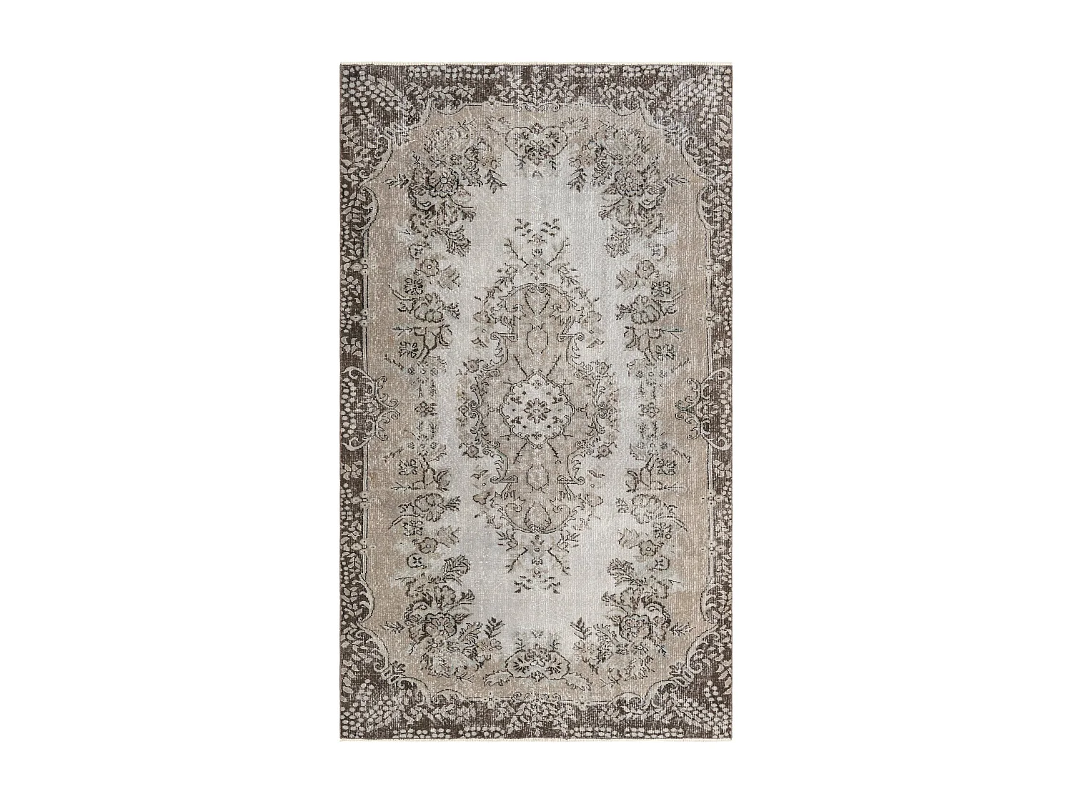 Tapis de laine 163x282 gris Ultra Vintage