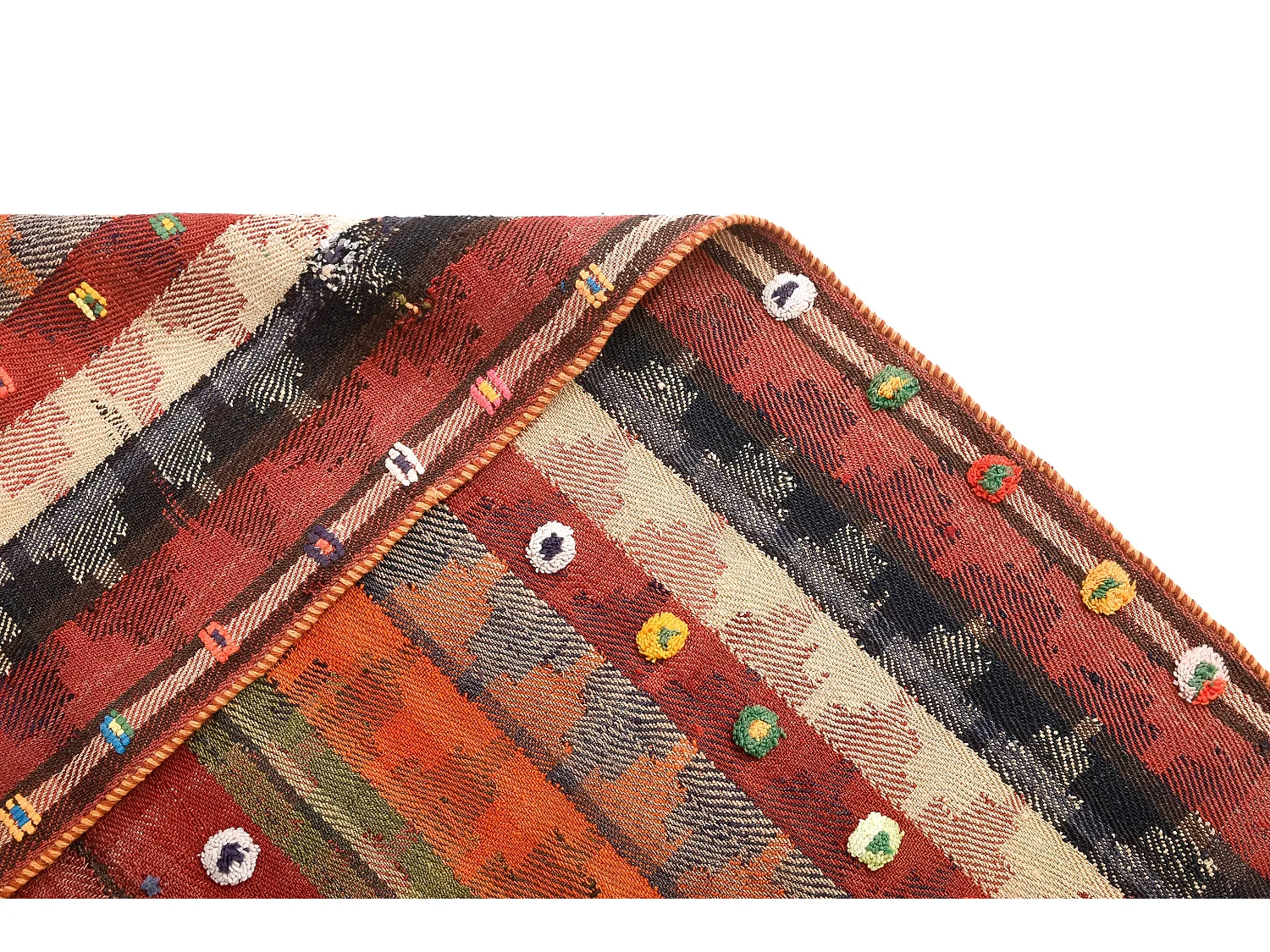 Wollteppich 140x218 Rot Jajim