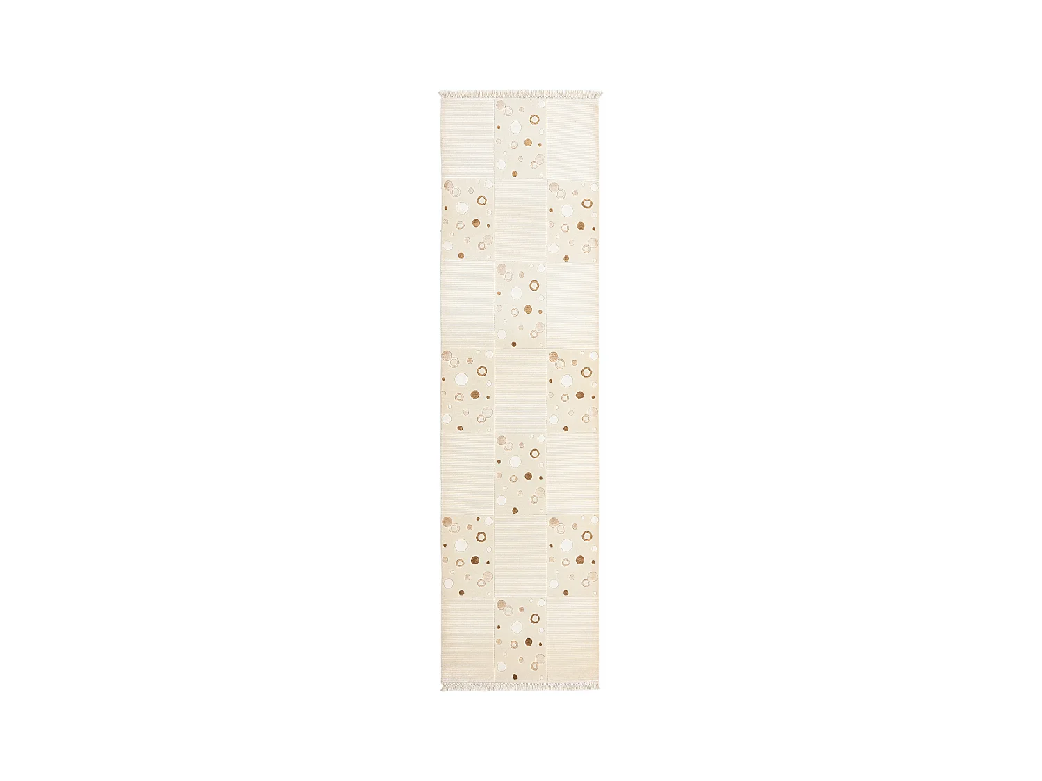 Tapis de couloir en laine 84x310 beige Darya