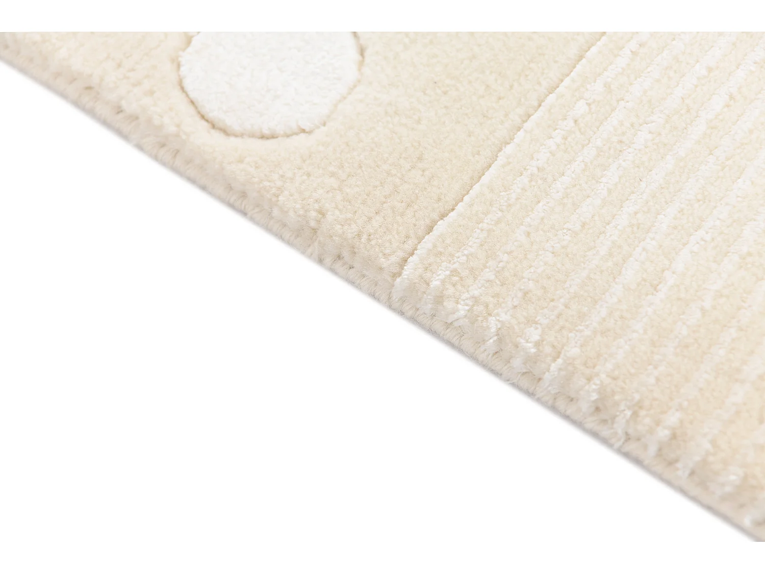 Tapis de couloir en laine 84x310 beige Darya