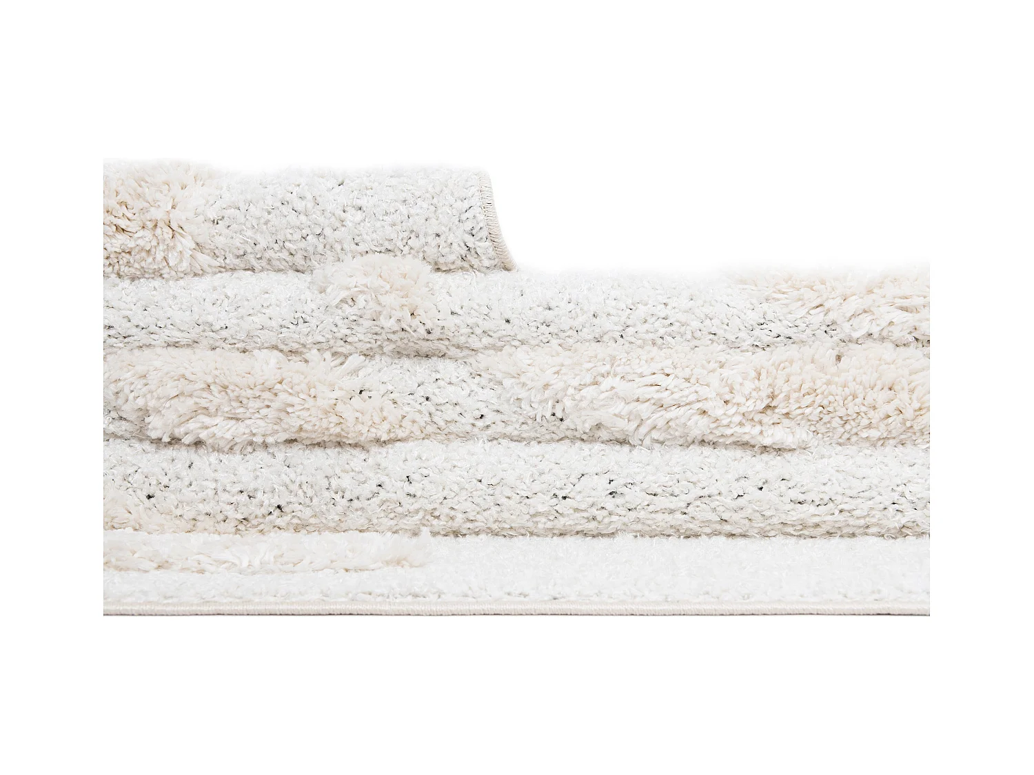 Hoogpolig tapijt 185x125 Wit Thun Tribus