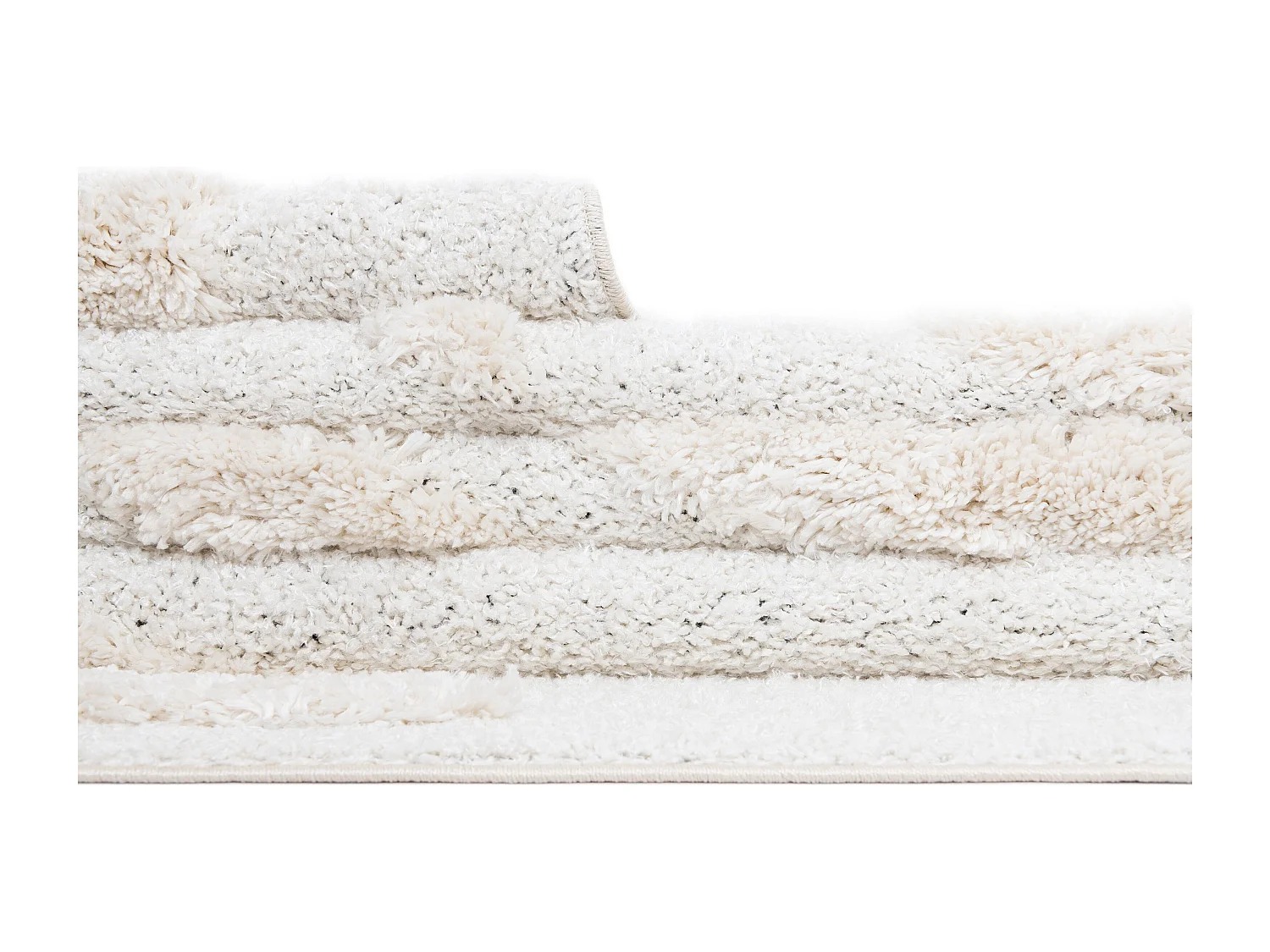 Hoogpolig tapijt 185x125 Wit Thun Tribus