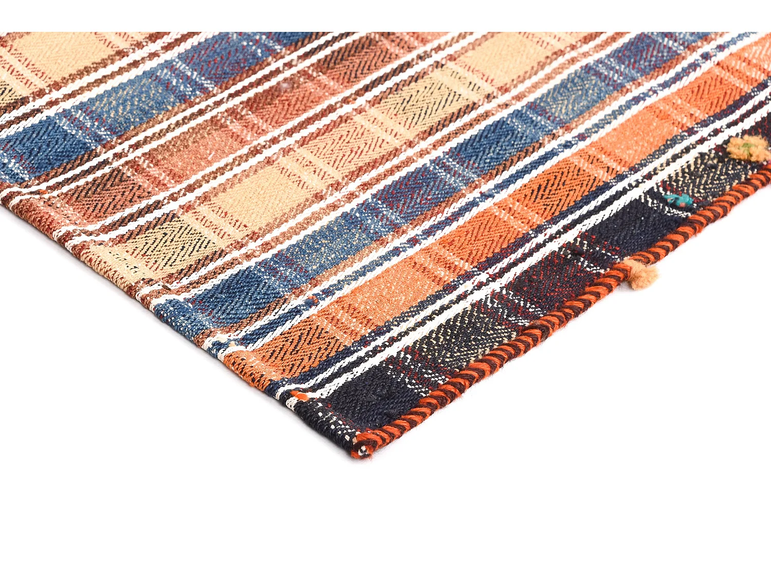 Wollteppich 129x185 Orange Jajim