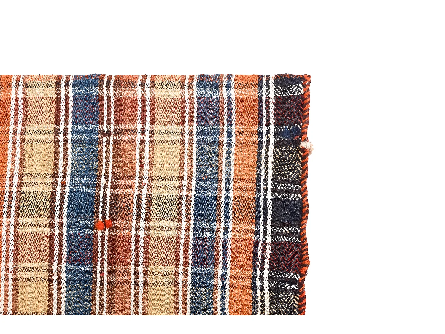 Wollteppich 129x185 Orange Jajim