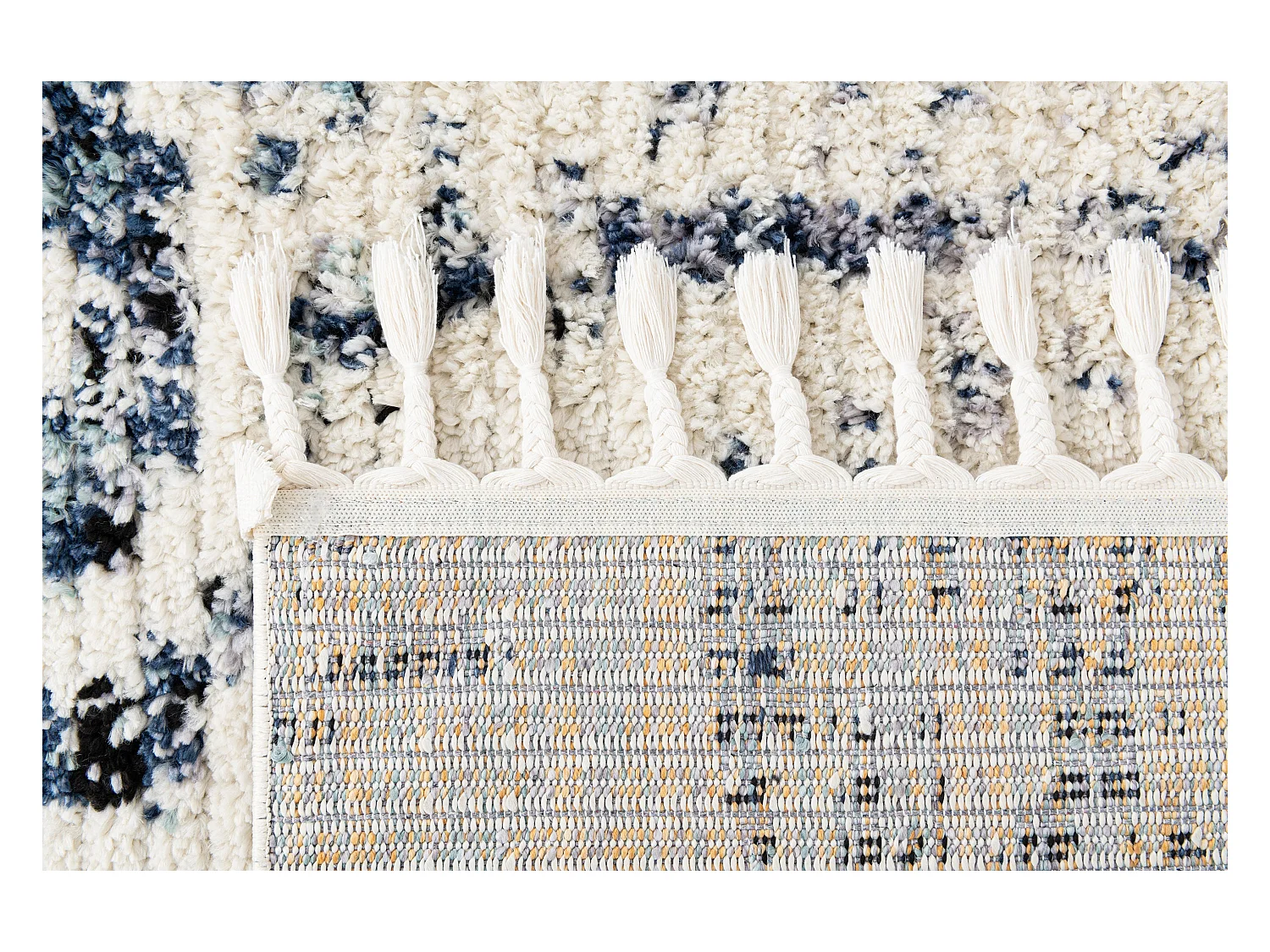 Hoogpolig tapijt 245x160 Beige Frauenfeld Moana