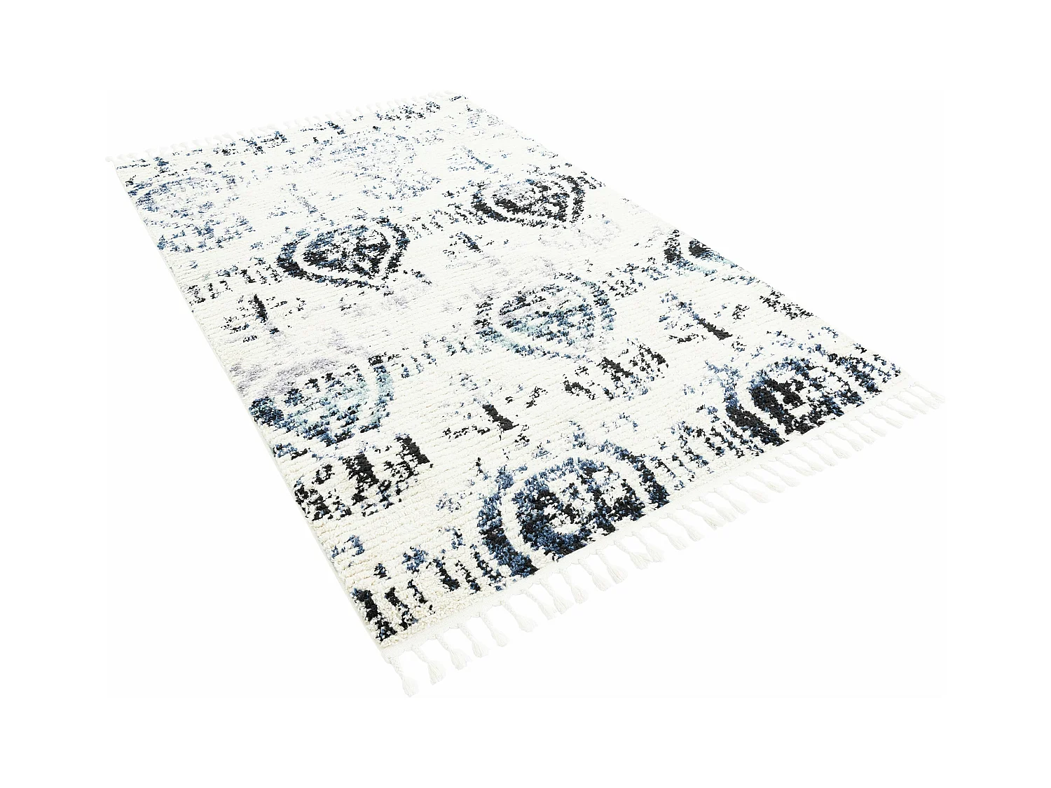 Hoogpolig tapijt 245x160 Beige Frauenfeld Moana