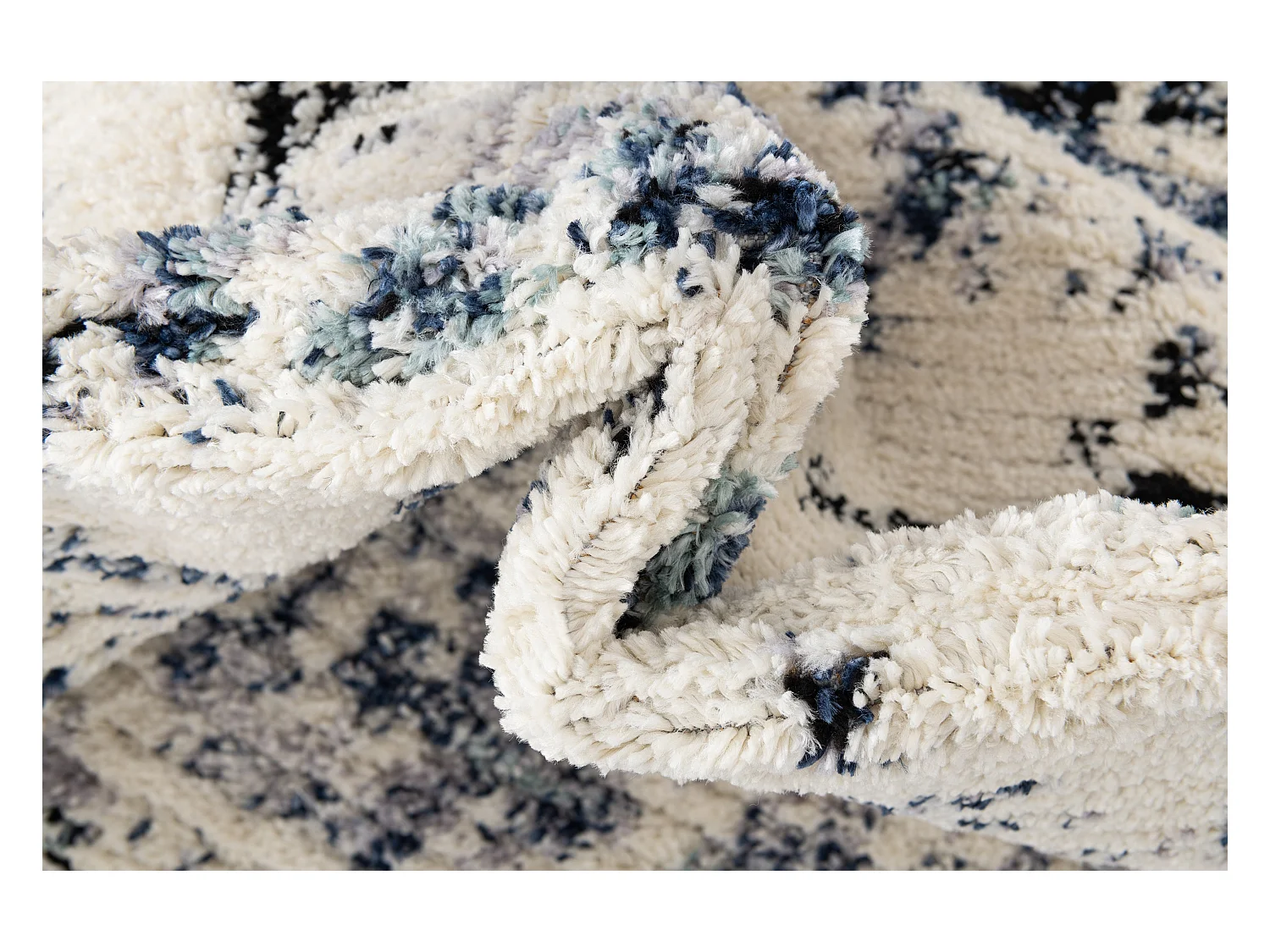 Hoogpolig tapijt 245x160 Beige Frauenfeld Moana