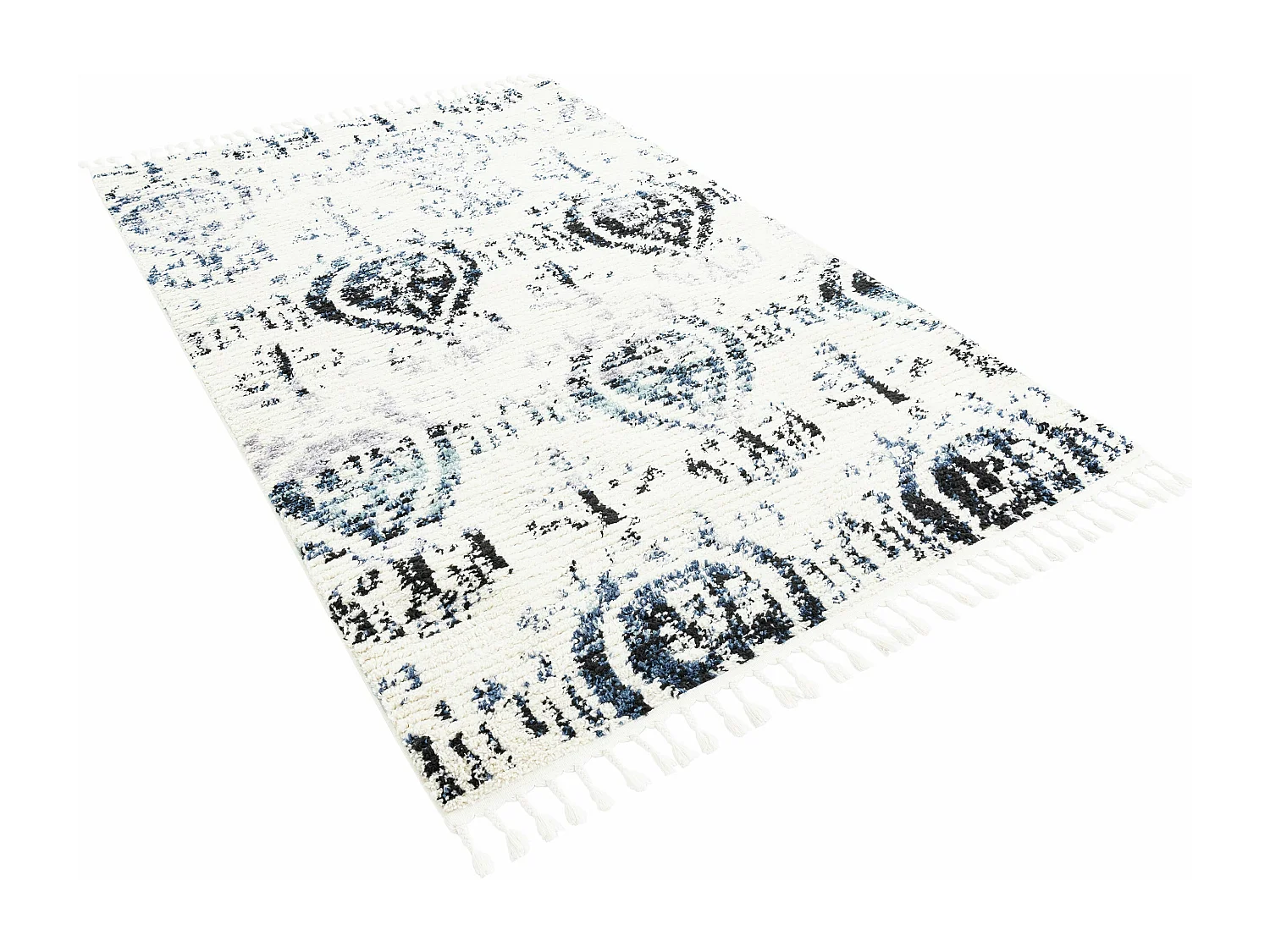 Tapis shaggy 160x245 beige Frauenfeld Moana