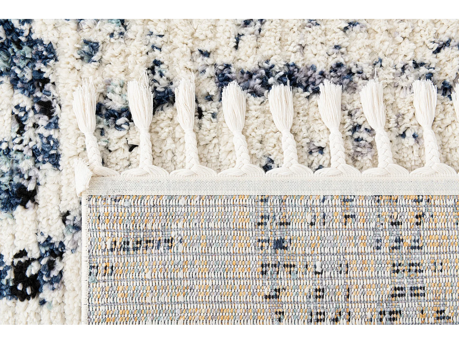 Tapis shaggy 160x245 beige Frauenfeld Moana