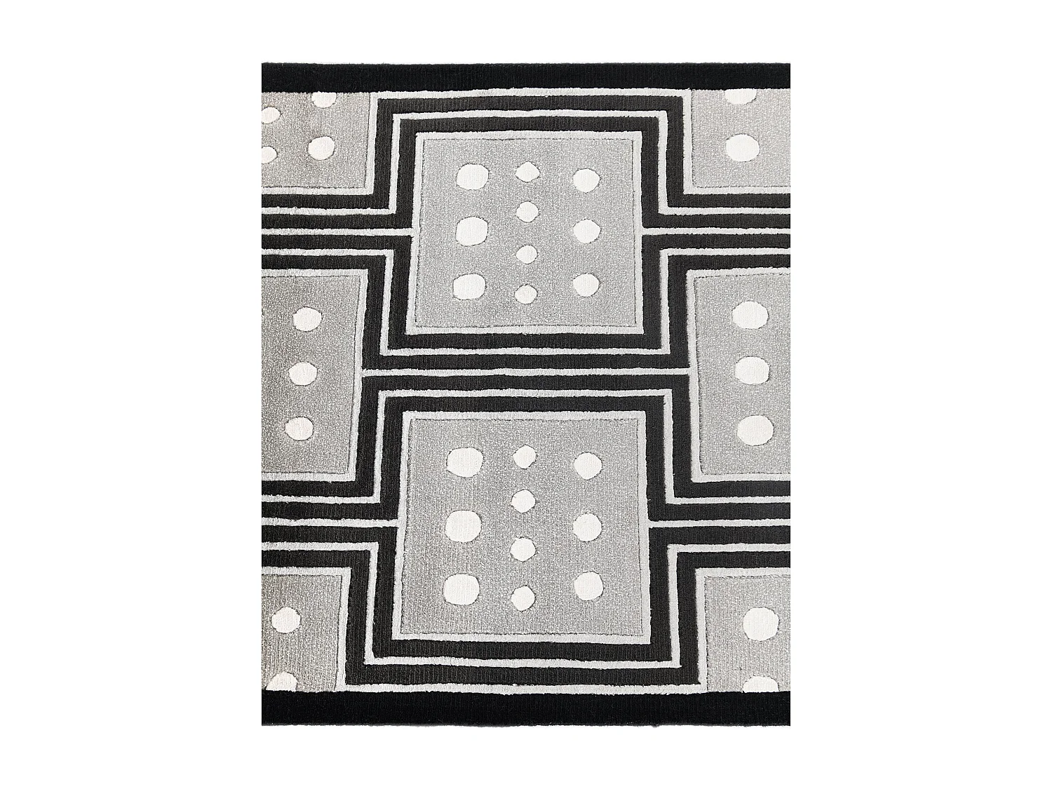 Loper-Woltapijt 206x81 Zwart Darya