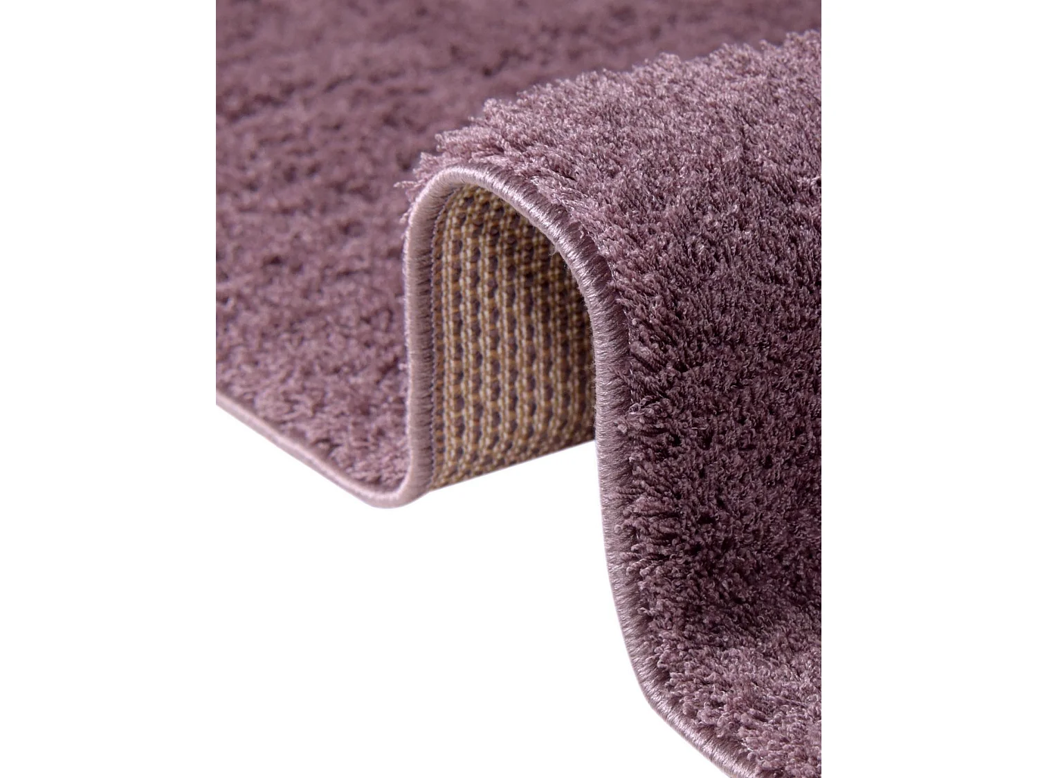 Tapis shaggy 185x185 Violet Luzern