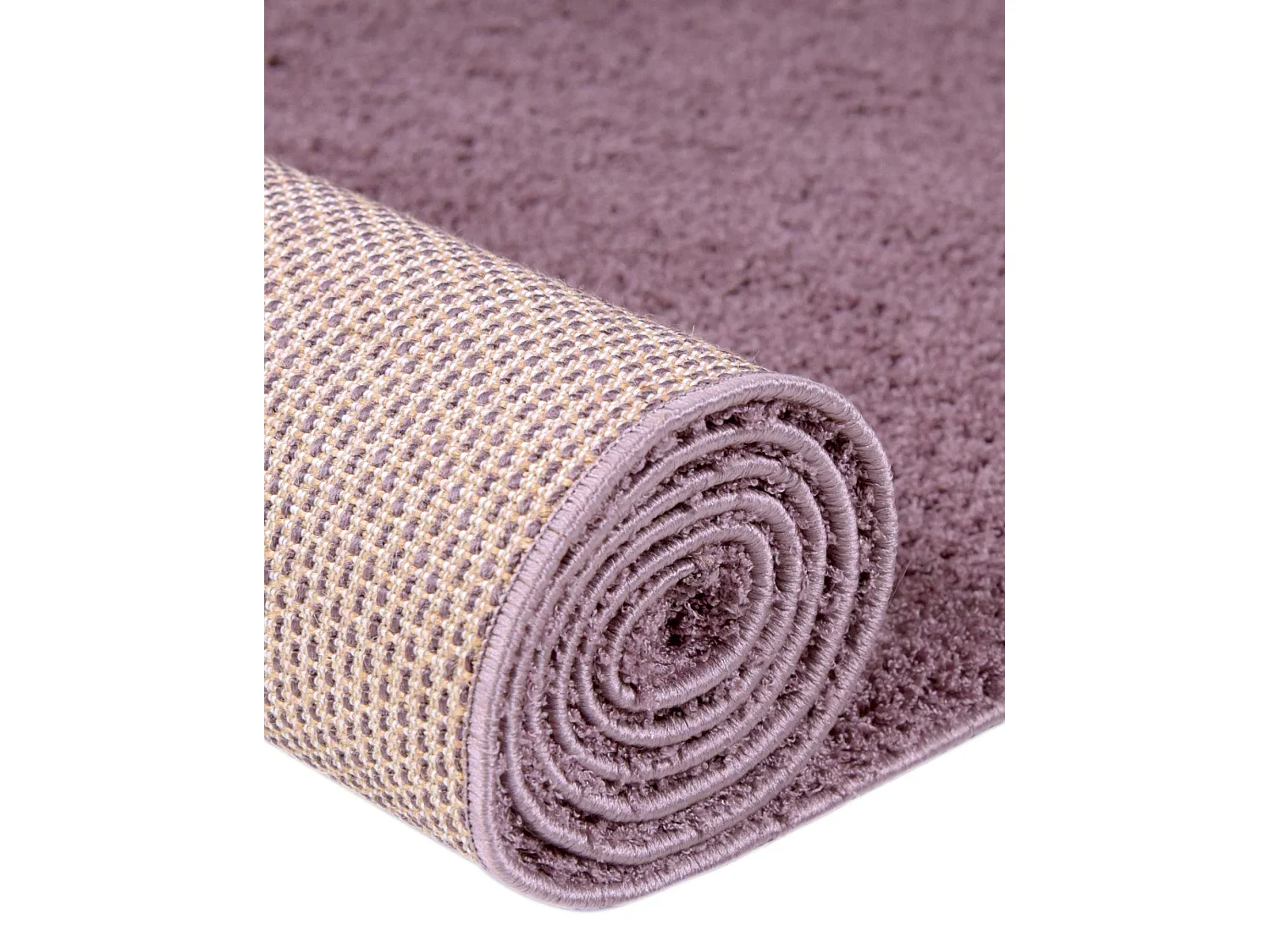 Tapis shaggy 185x185 Violet Luzern