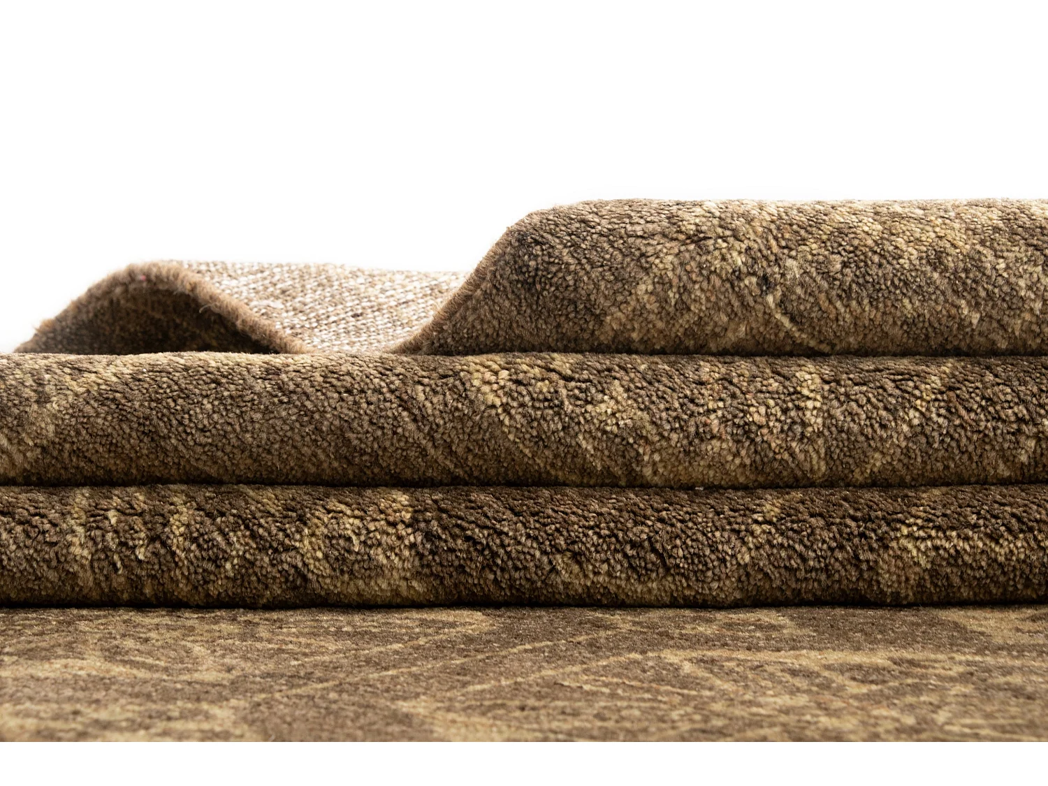 Wollteppich 170x240 Grün Juma