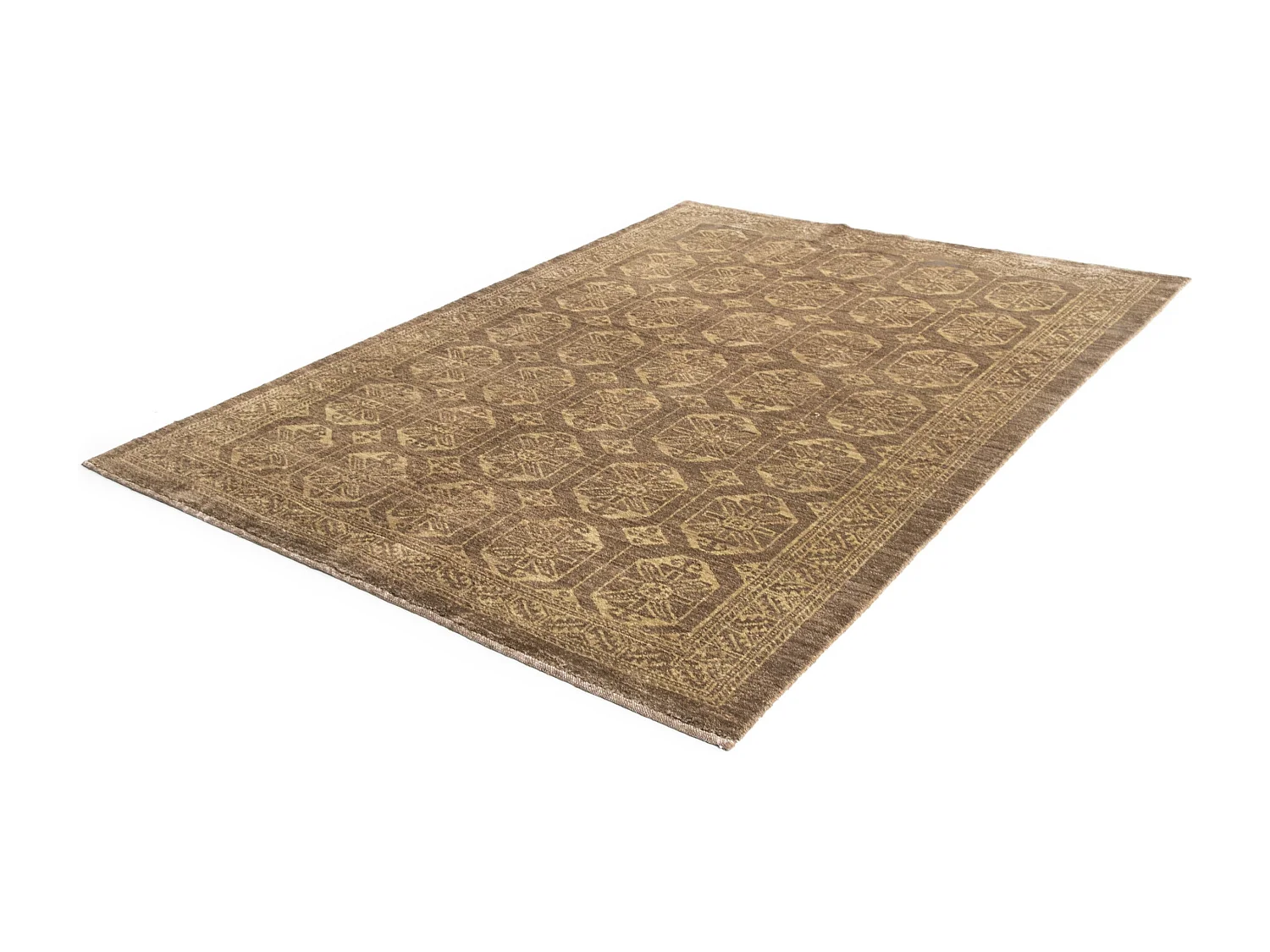 Tapis de laine 170x240 vert Juma