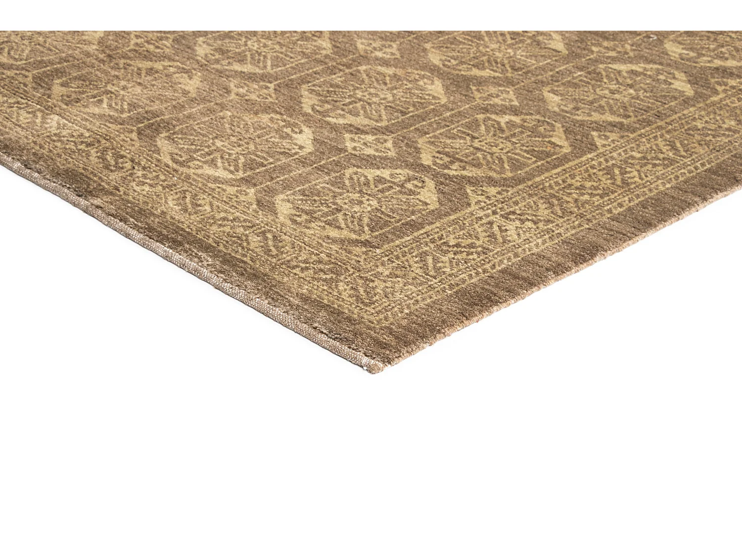 Tapis de laine 170x240 vert Juma