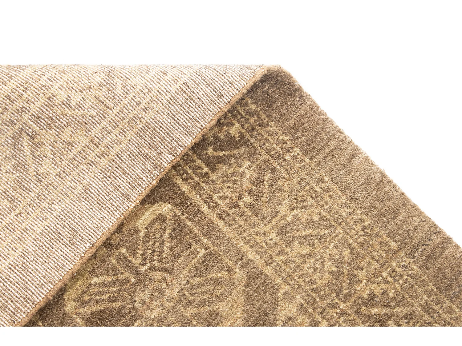 Tapis de laine 170x240 vert Juma