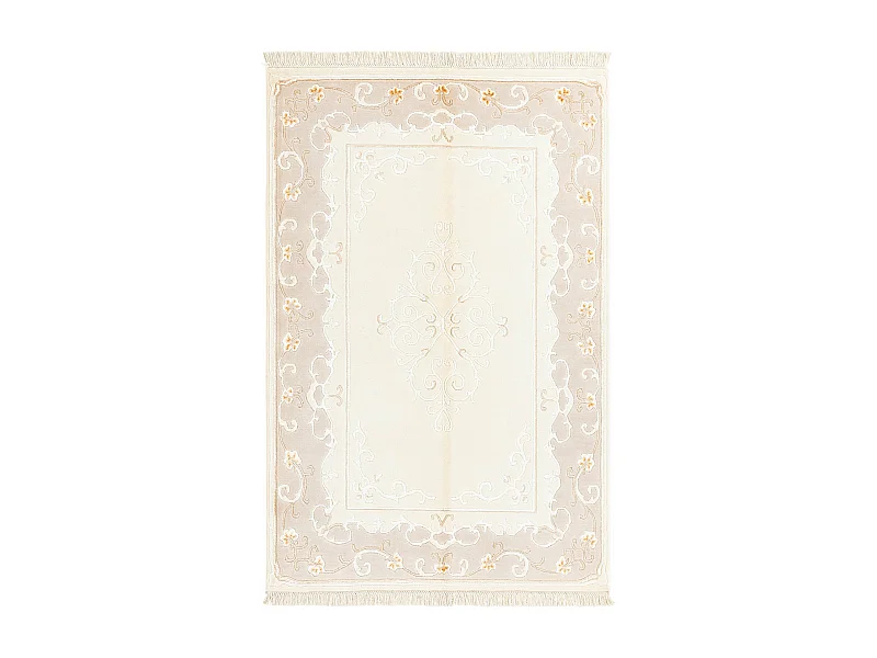 Tapis de laine 119x180 beige Darya