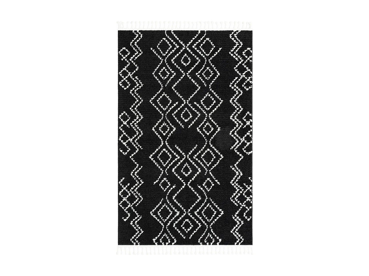 Hoogpolig tapijt 305x240 Zwart Frauenfeld Classic