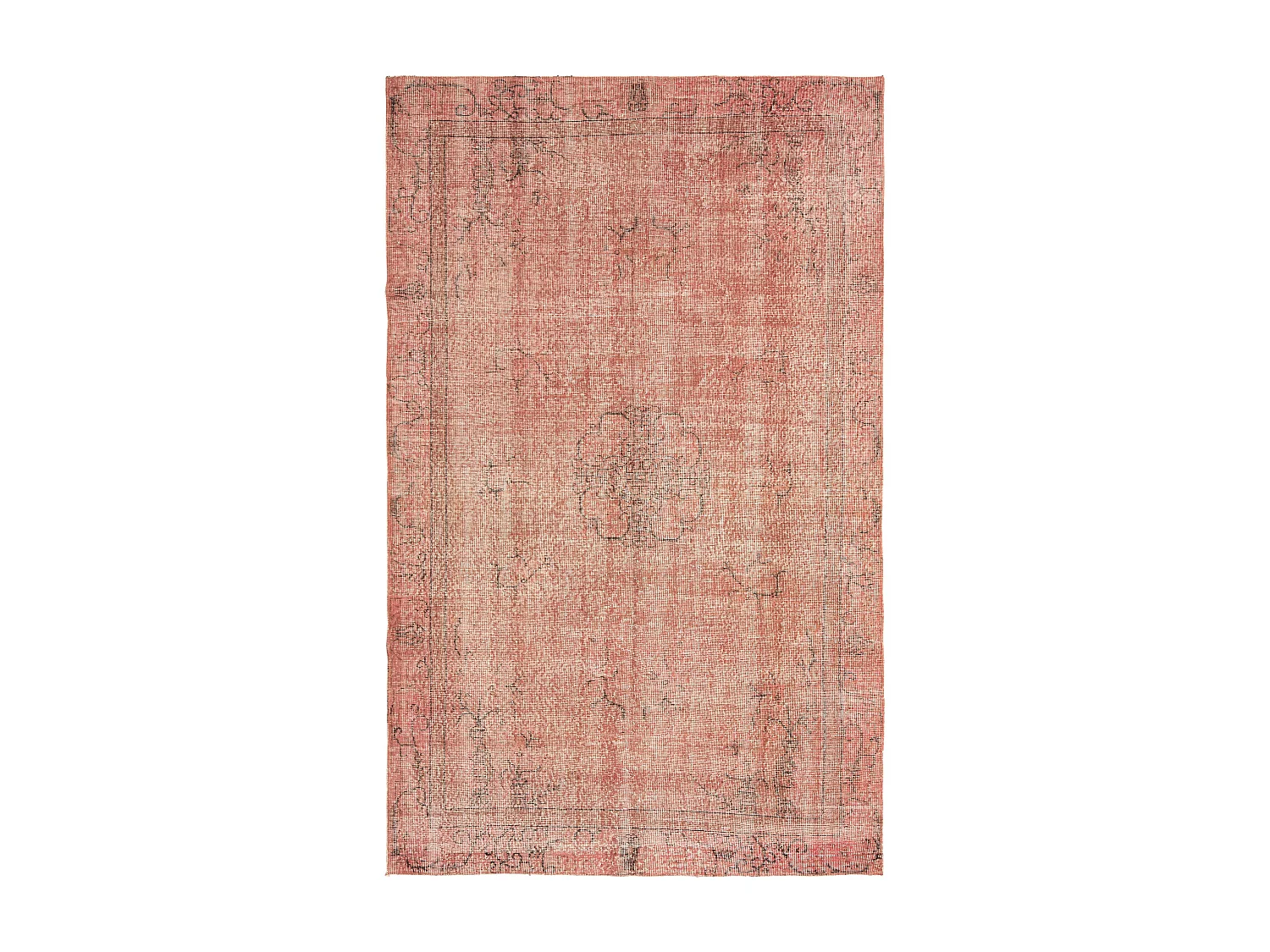 Tapis de laine 165x265 Bleu Vintage