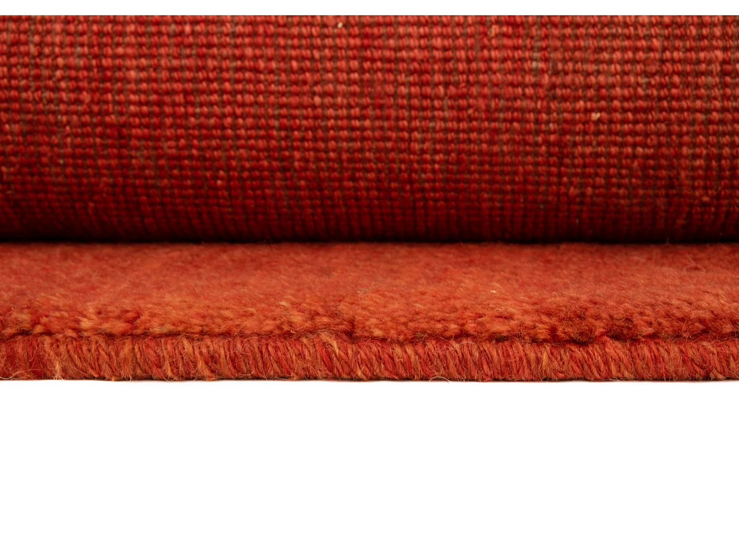 Tapis de laine 157x193 rouge Gabbeh Shouli