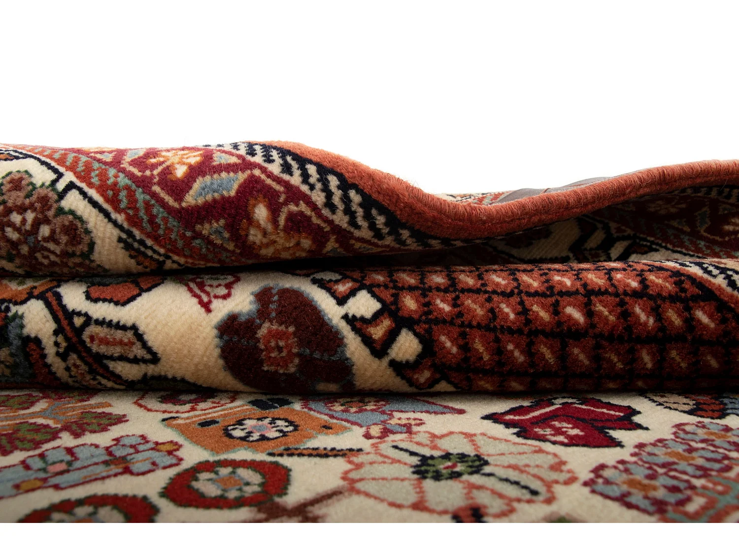 Tapis de laine 105x150 brun Kashkuli