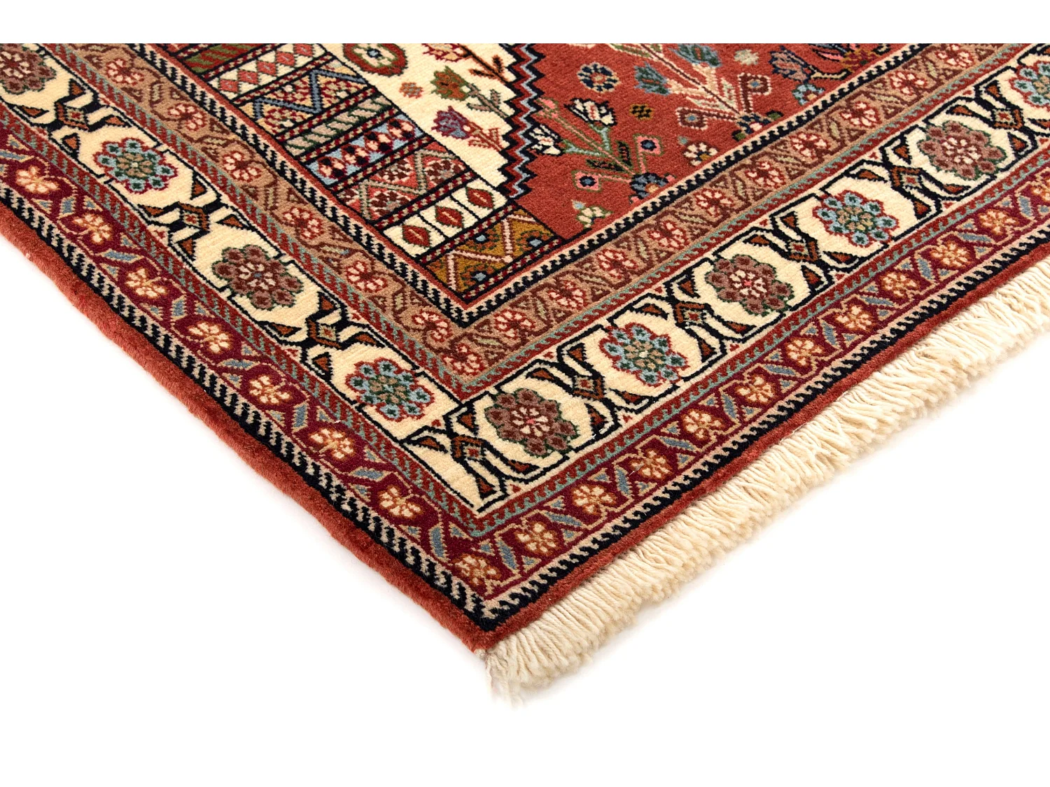 Tapis de laine 105x150 brun Kashkuli